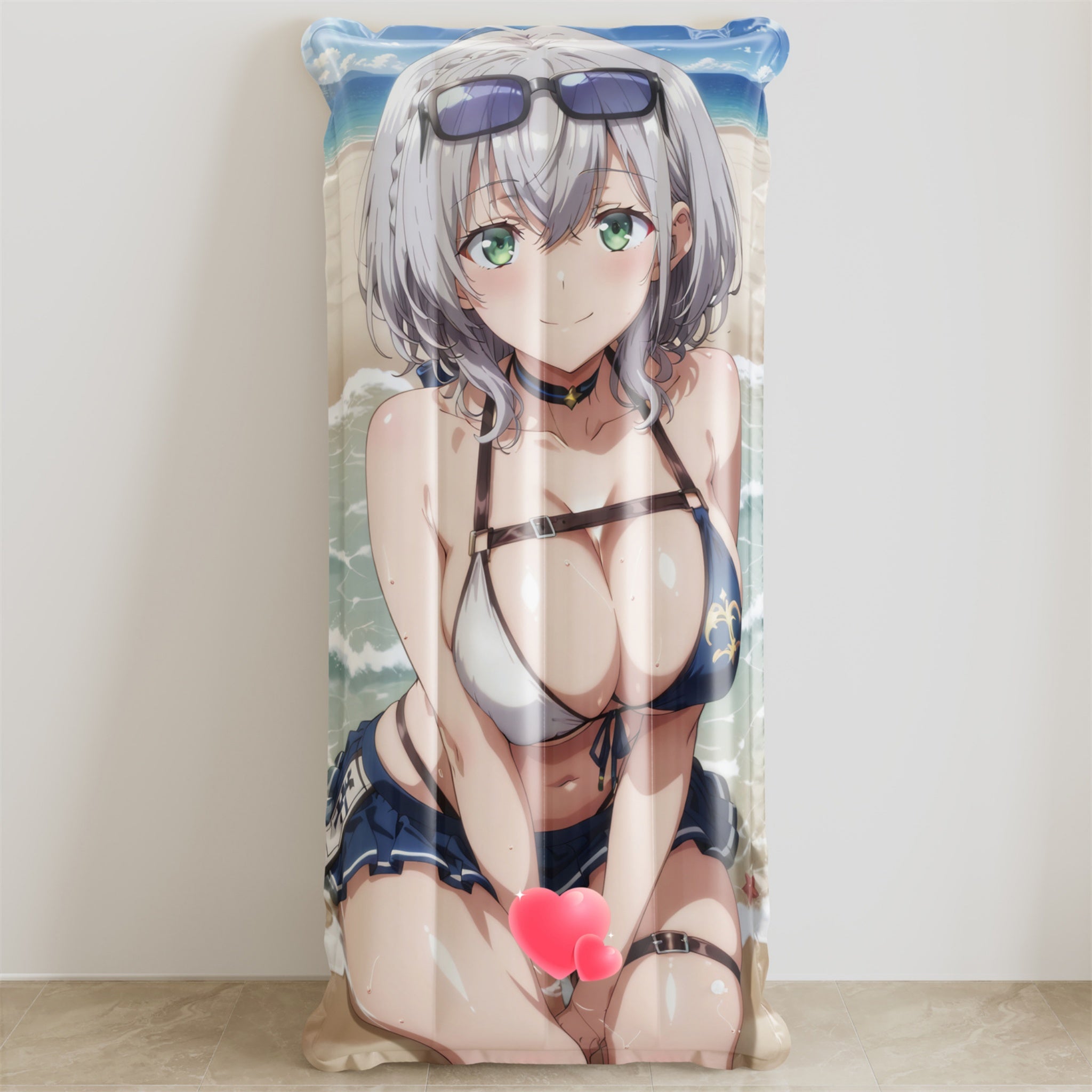 Noel Shirogane (Badeanzug-Ver.) B – Anime-Schwimmmatte Fan-Art Edition