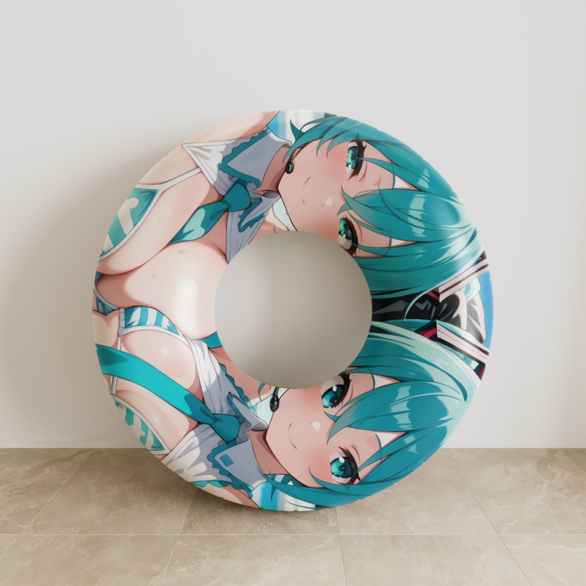 Hatsune Miku (Badeanzug B) – Anime-Schwimmring-Fankunst-Edition