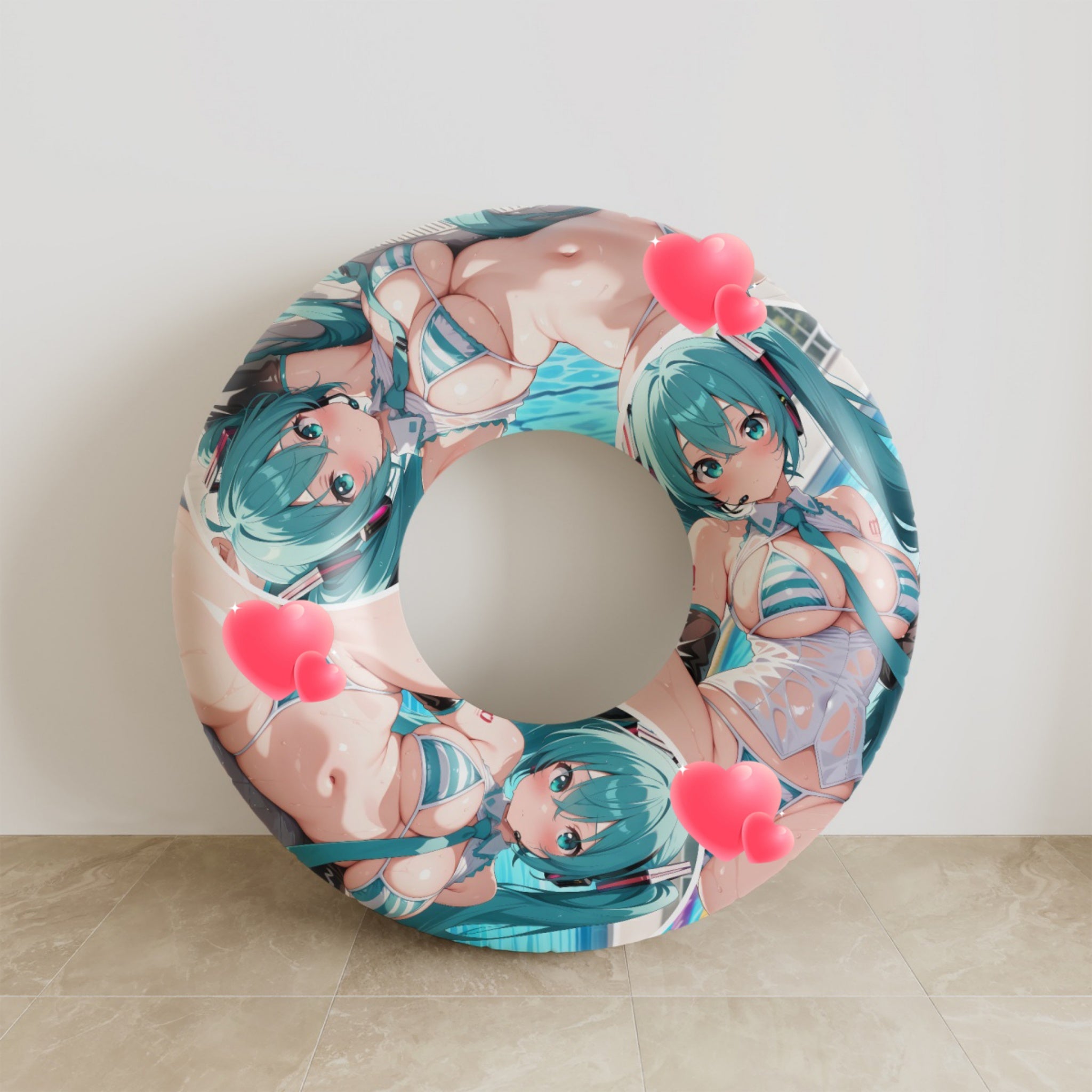 Hatsune Miku (Badeanzug E) – Anime Schwimmring Fan-Art Edition