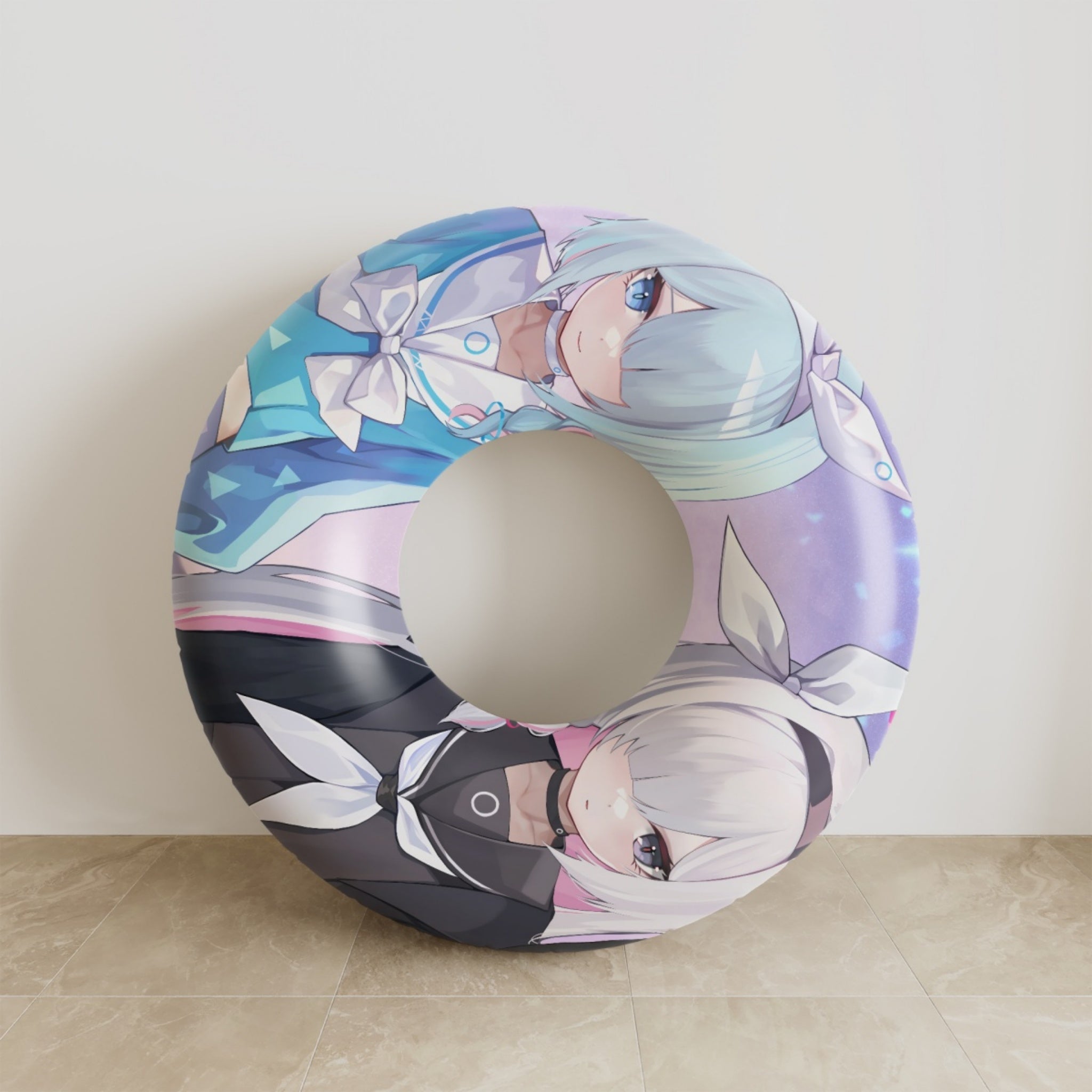 アロナ＆プラナ - アニメ水泳リングファンアート版