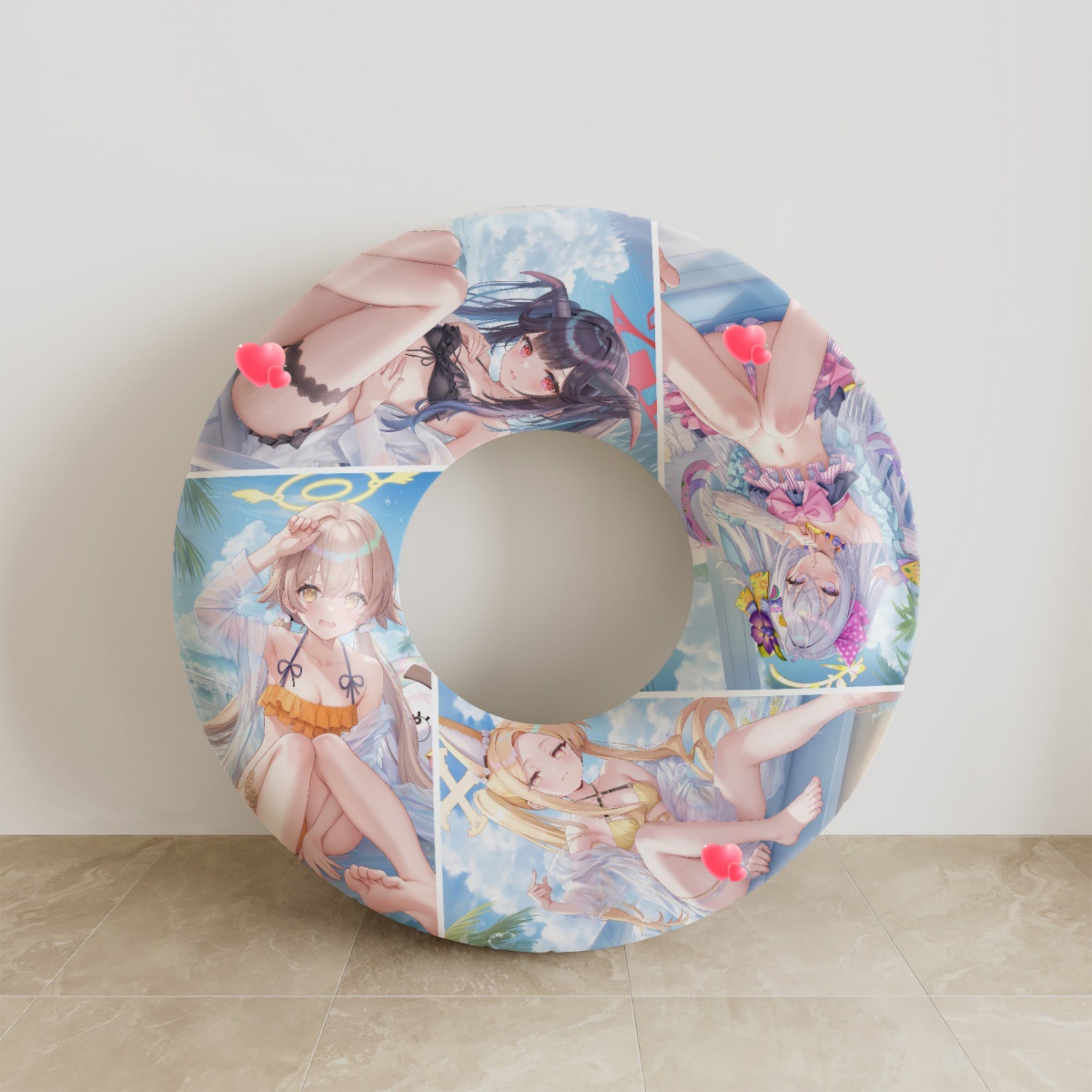 Hifumi, Fuuka, Azusa, Seia - Anime Schwimmring Fan-Art Edition
