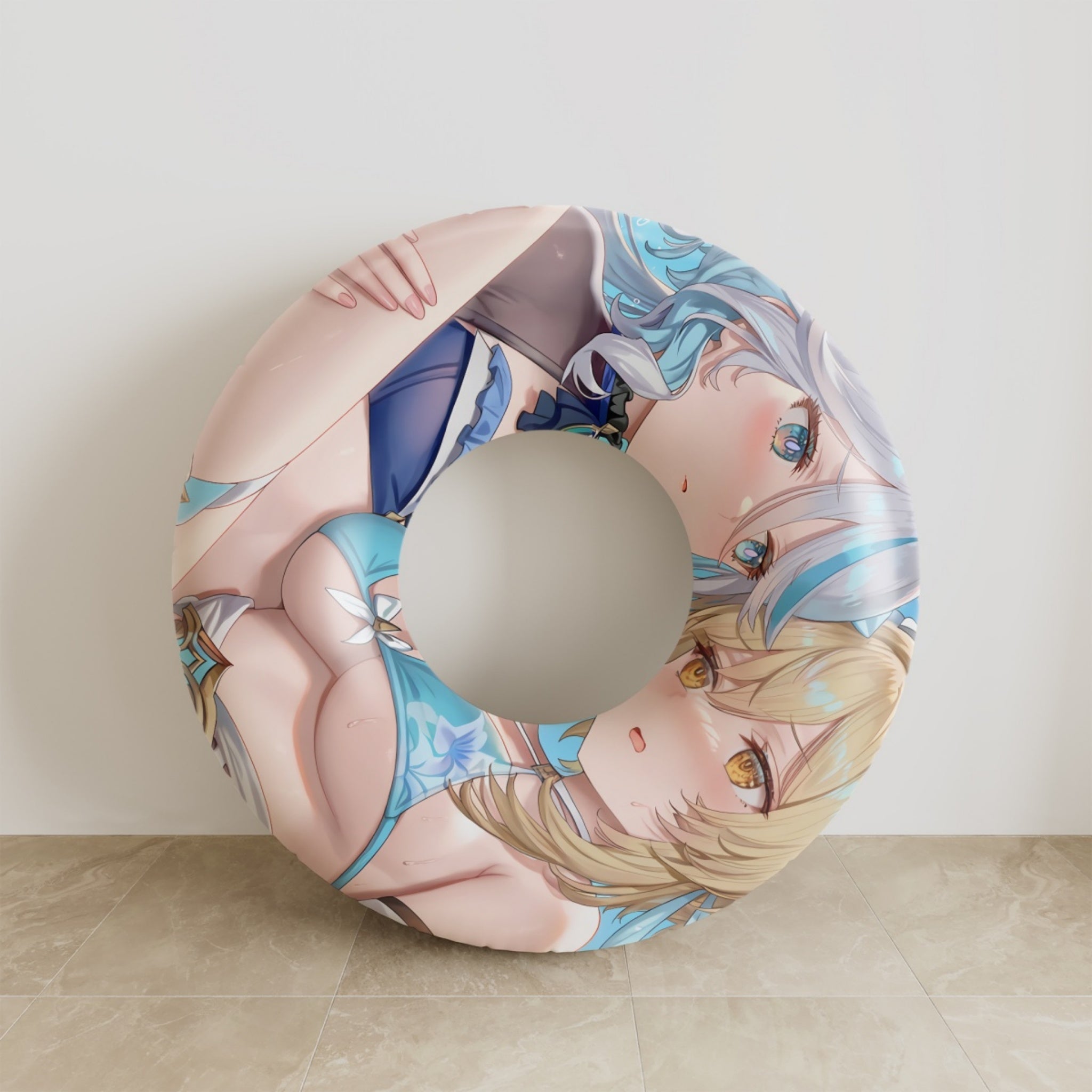 Lumine & Furina – Anime Schwimmreifen Fan-Art Edition