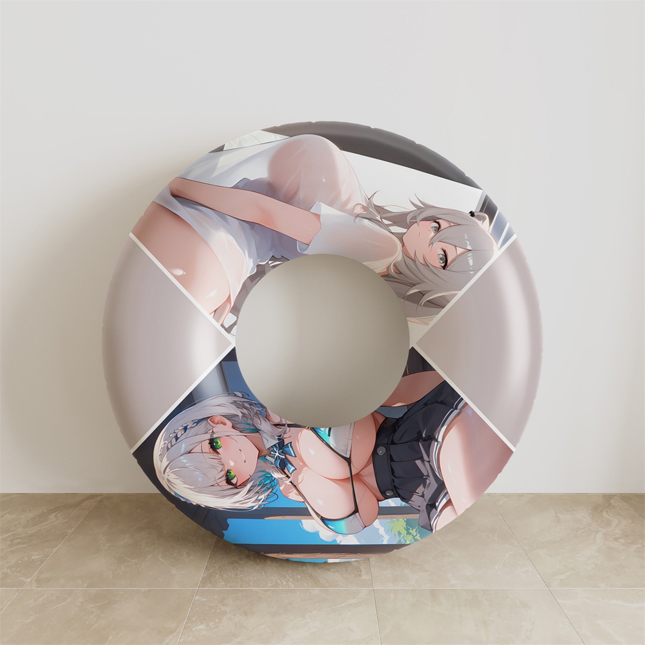 Botan Shishiro & Noel Shirogane – Anime-Schwimmreifen-Fan-Art-Edition
