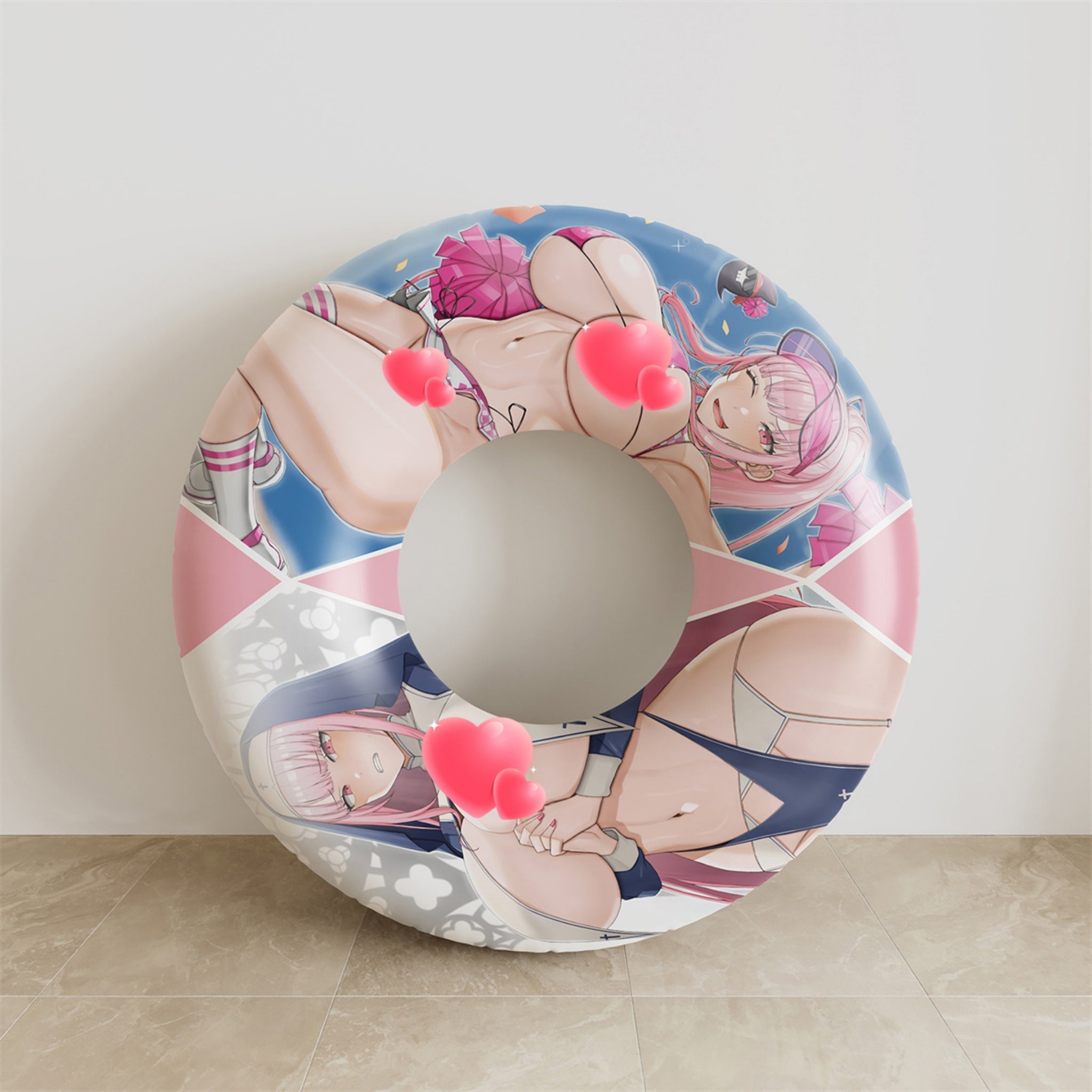 Mori Calliope – Anime-Schwimmring-Fan-Art-Edition
