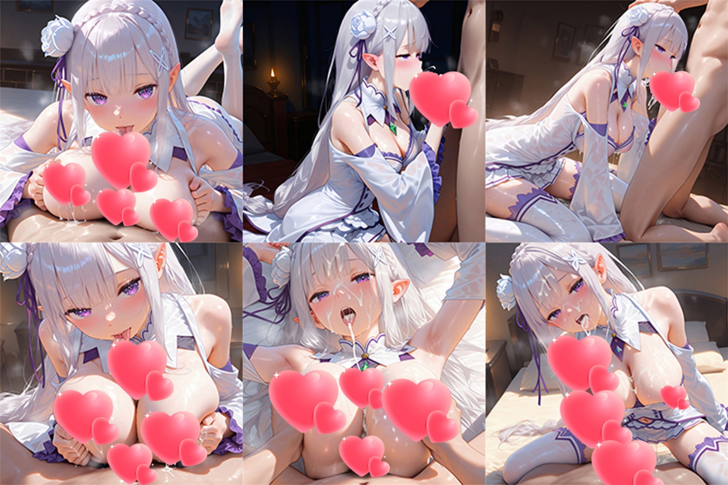 Emilia – Anime Inflatable Dice Fan-Art Edition