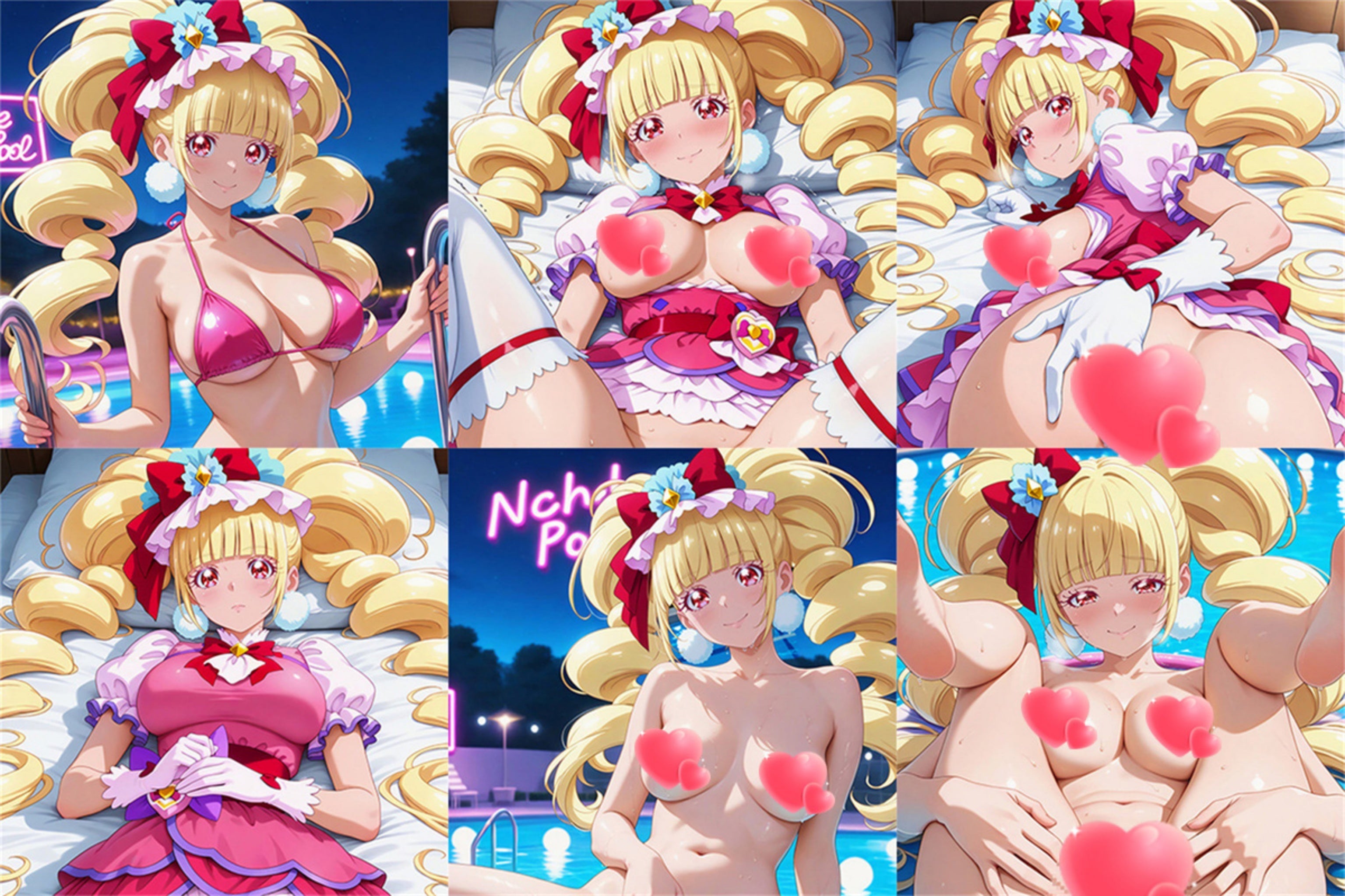 Emiru Aisaki (Cure Macherie) - Anime aufblasbare Würfel Fan-Art Edition