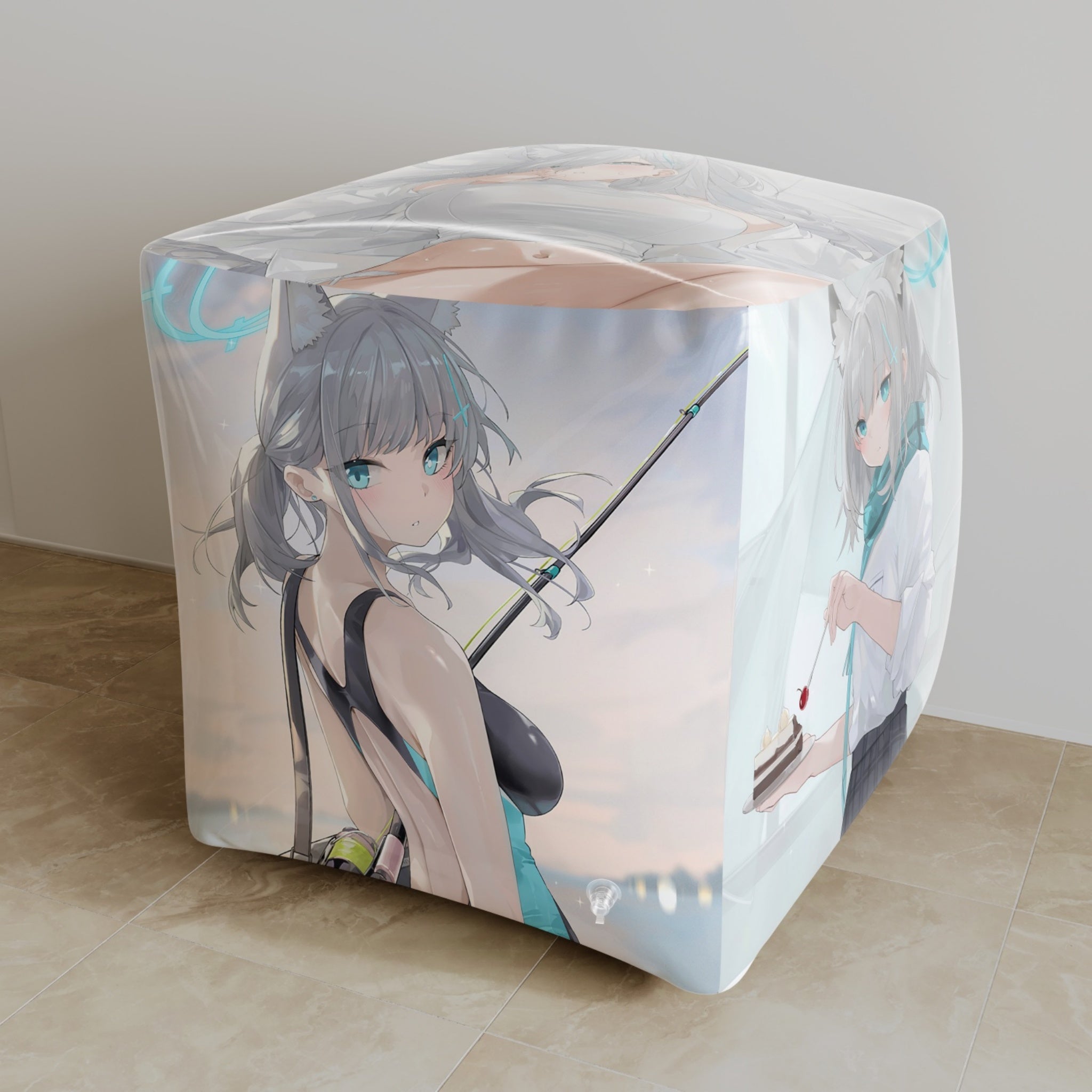 Shiroko & Shiroko Terror – Anime Aufblasbare Würfel Fan-Art Edition