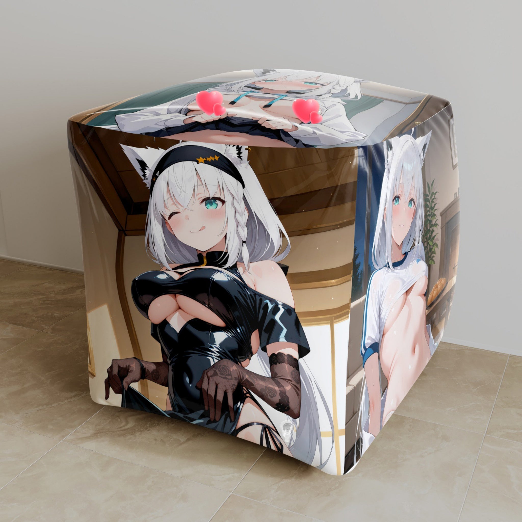 Shirakami Fubuki - Anime aufblasbare Würfel Fan-Art Edition
