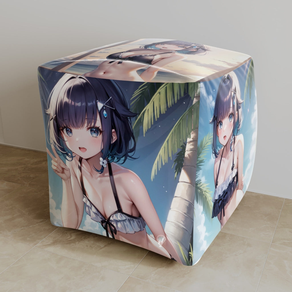 Kokage Tsumugi (Badeanzug-Ver.) - Aufblasbare Würfel im Anime-Stil Fan-Art-Edition
