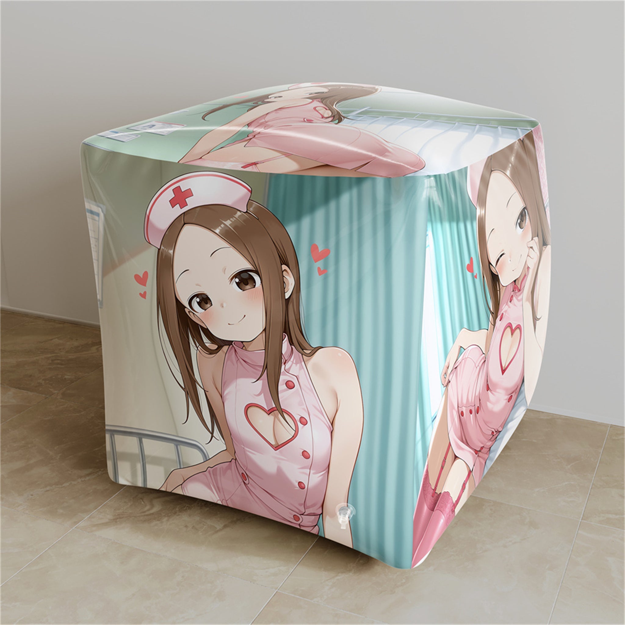Takagi (Krankenschwester-Version) – Anime aufblasbarer Würfel Fan-Art Edition