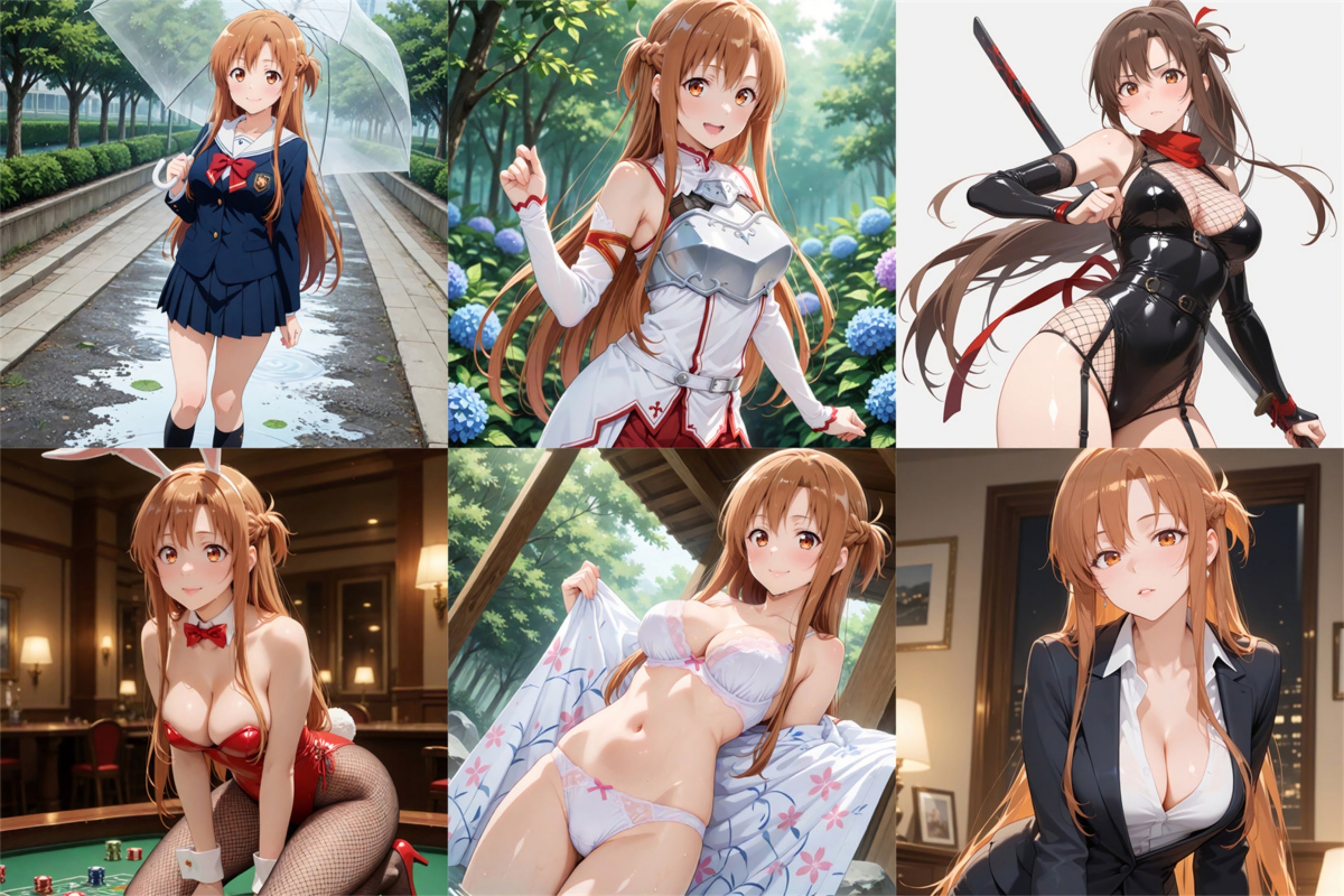 Asuna - Anime Aufblasbare Würfel Fan-Art Edition
