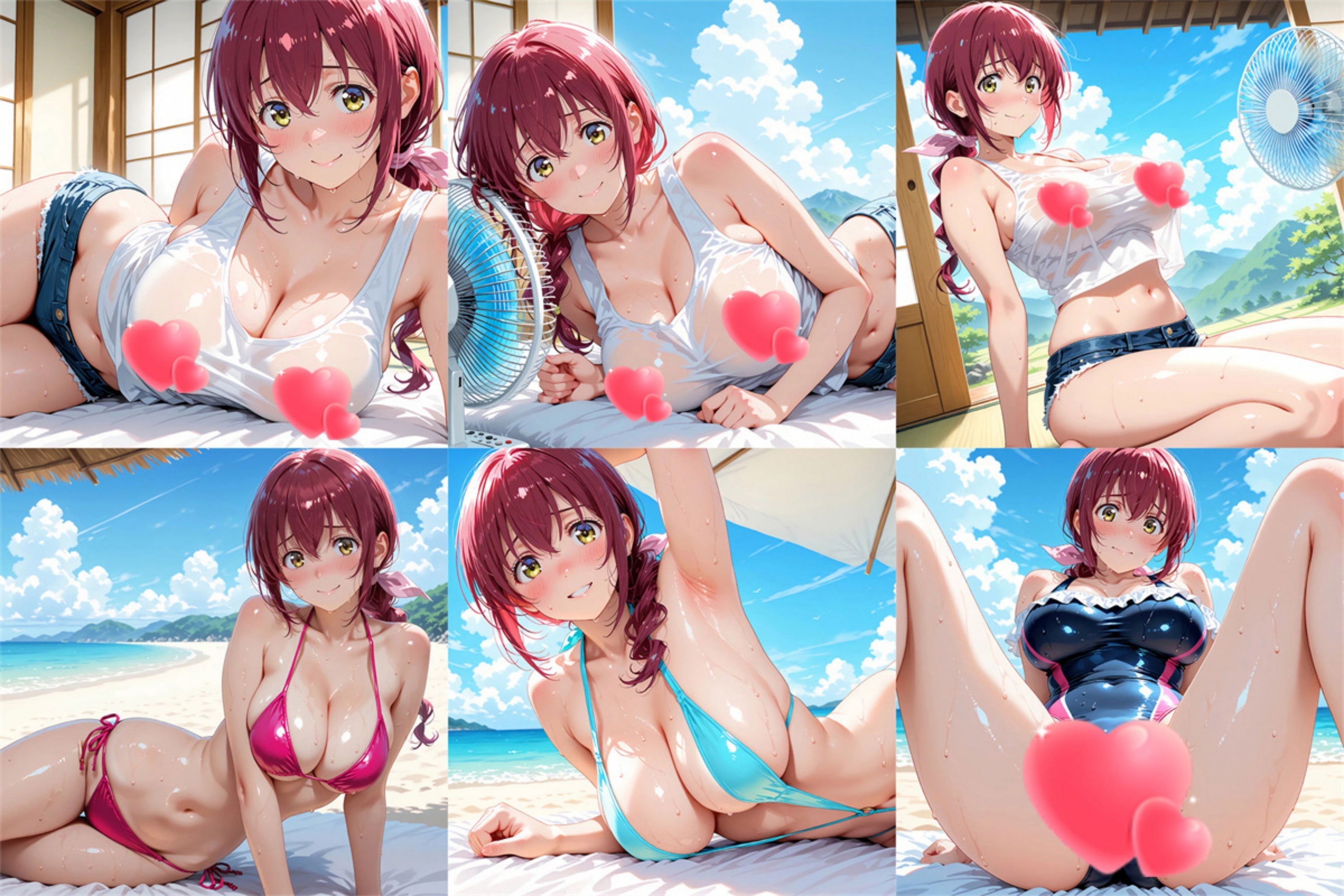 Ikuyo Hoshizora – Anime-aufblasbare-Würfel-Fan-Art-Edition