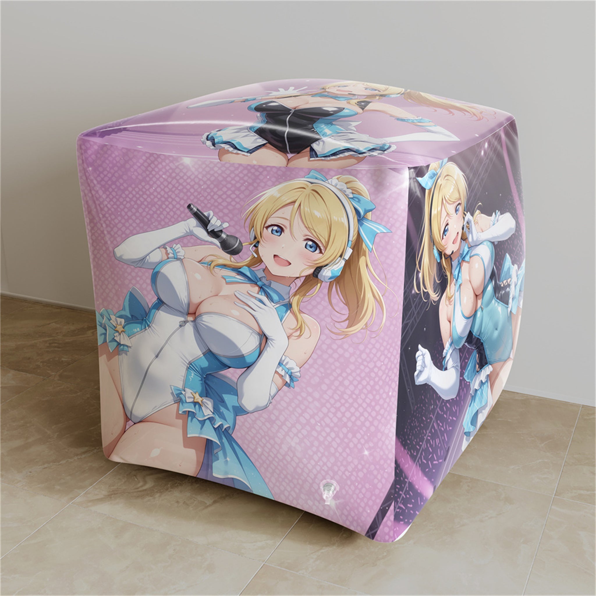 Eli Ayase – Anime aufblasbarer Würfel, Fan-Art Edition