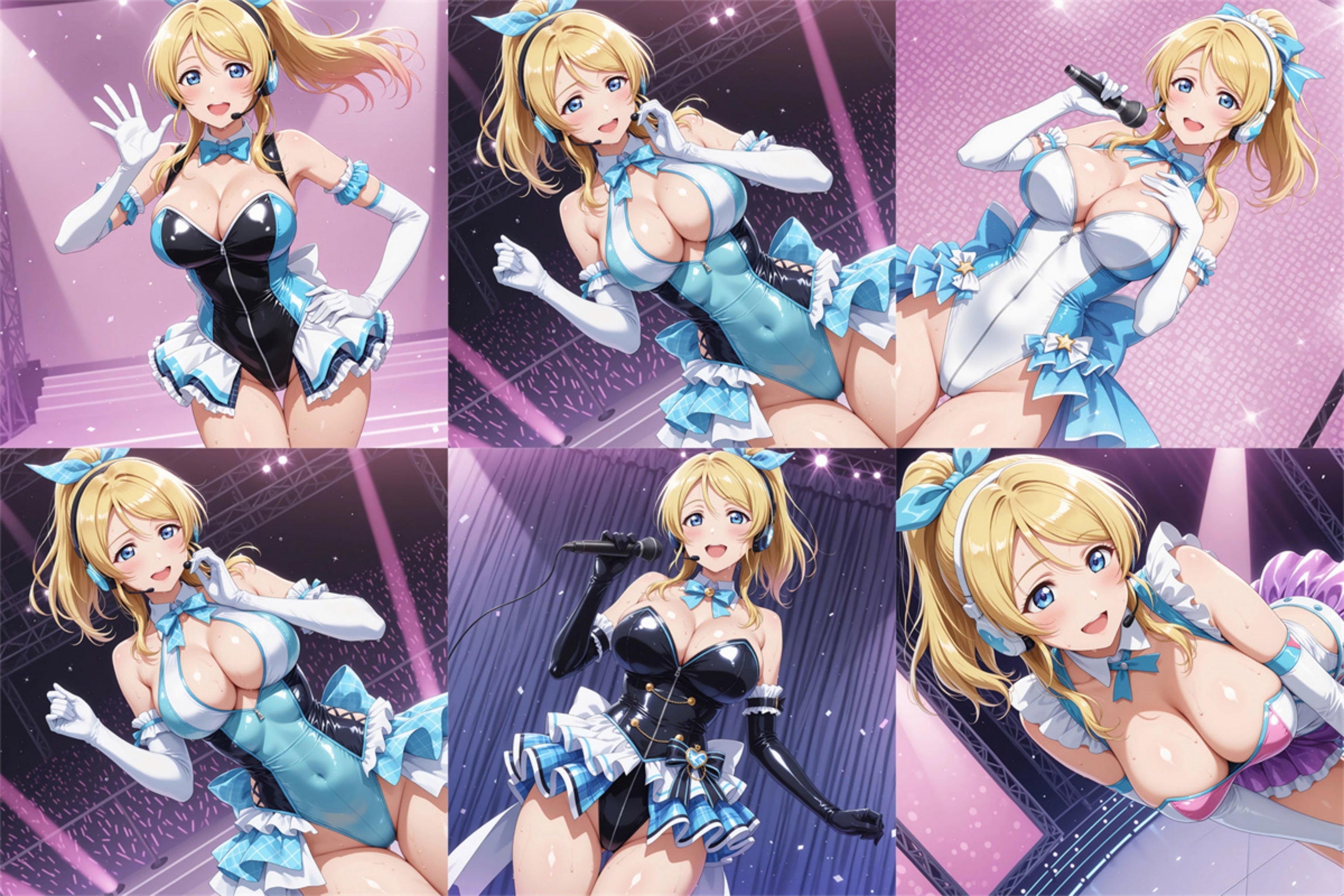 Eli Ayase – Anime aufblasbarer Würfel, Fan-Art Edition