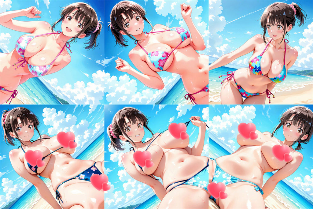 Megumi Kato (Bikini-Version) – Anime aufblasbare Würfel Fan-Art-Edition