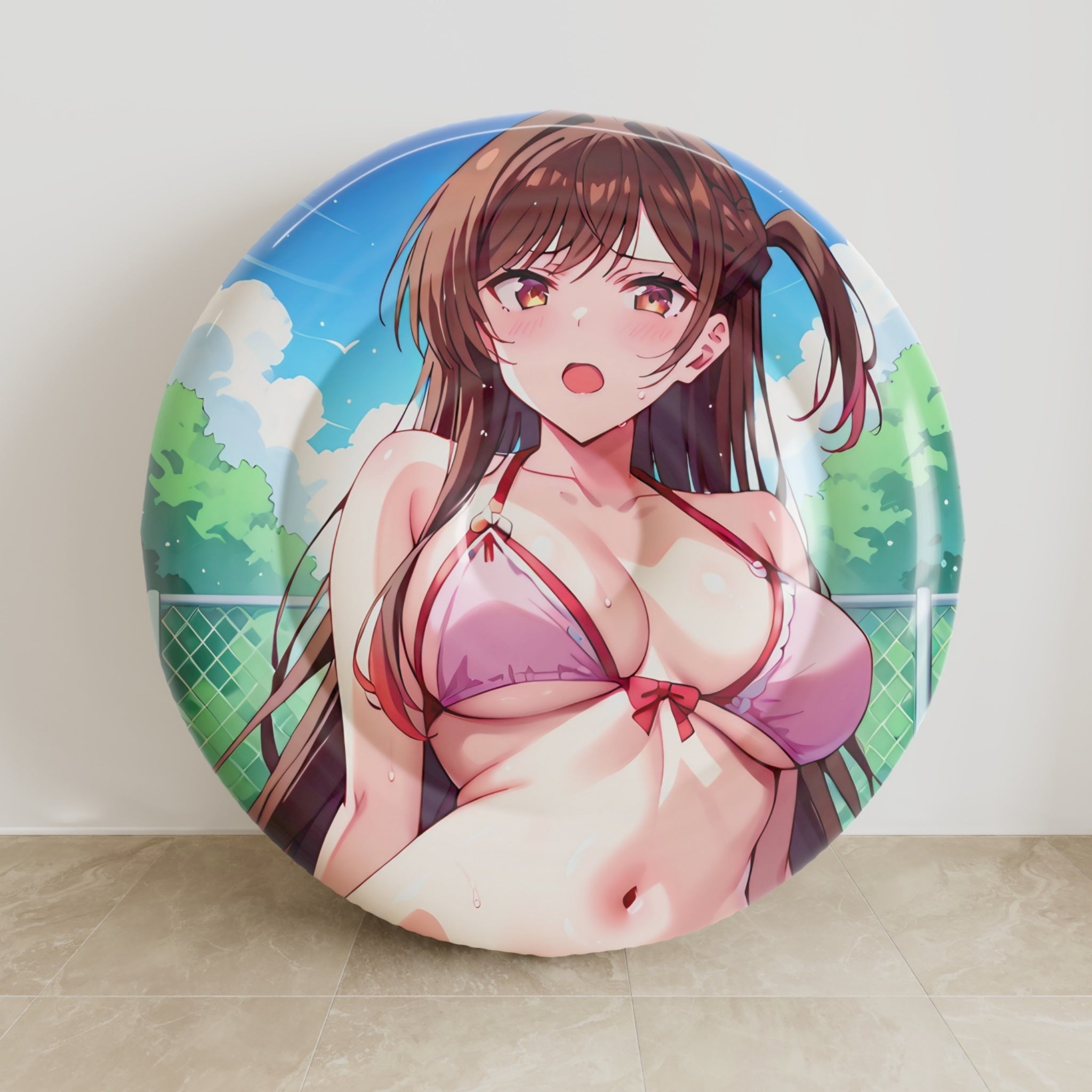 Chizuru Mizuhara (Bikini-Version) – Anime aufblasbares Rundkissen Fan-Art Edition