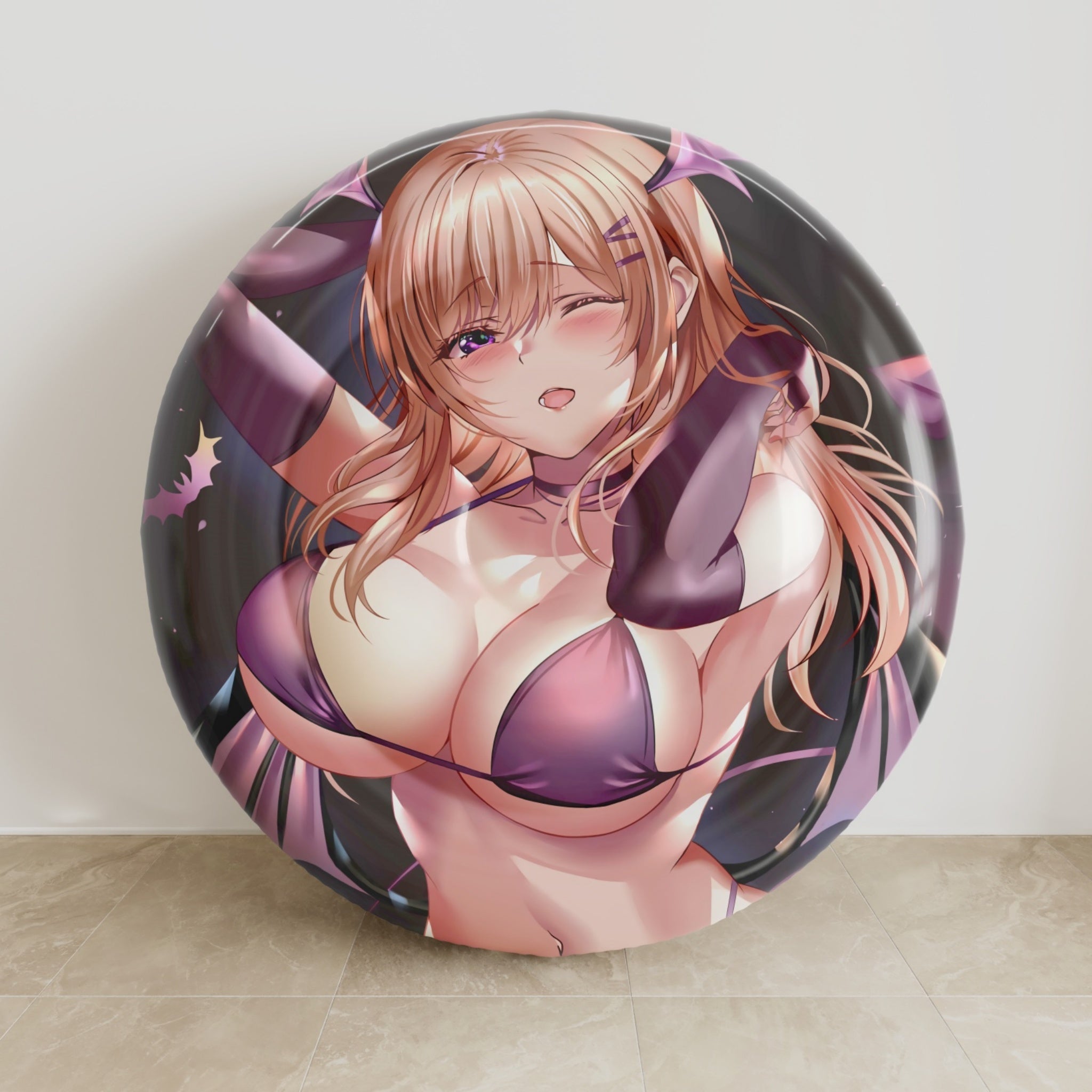 Paimonia (Bikini Ver.) - Anime Aufblasbares Rundkissen Fan-Art Edition