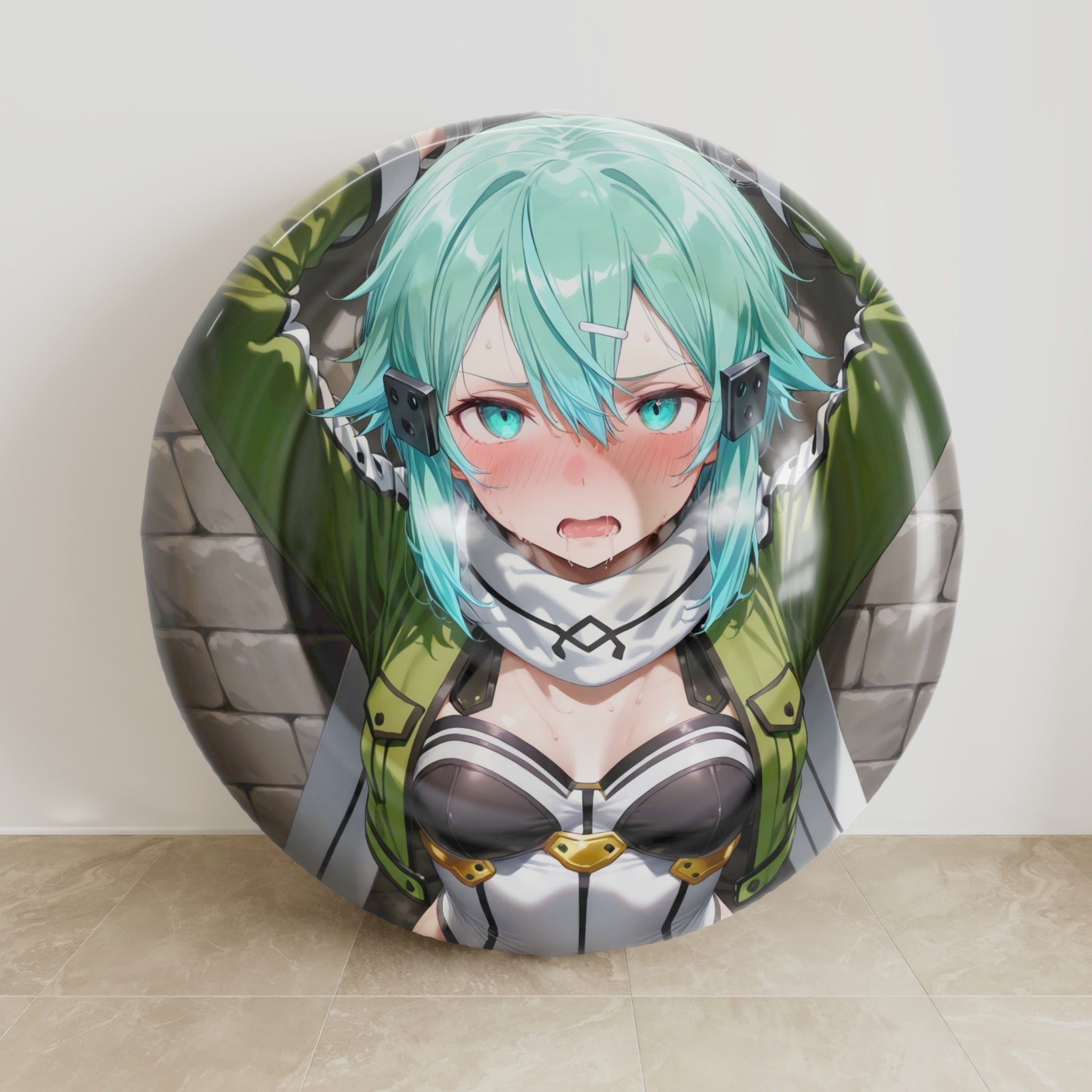 Sinon – Anime aufblasbares Rundkissen Fan-Art Edition