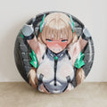 Angela Balzac – Anime aufblasbares rundes Kissen Fan-Art Edition