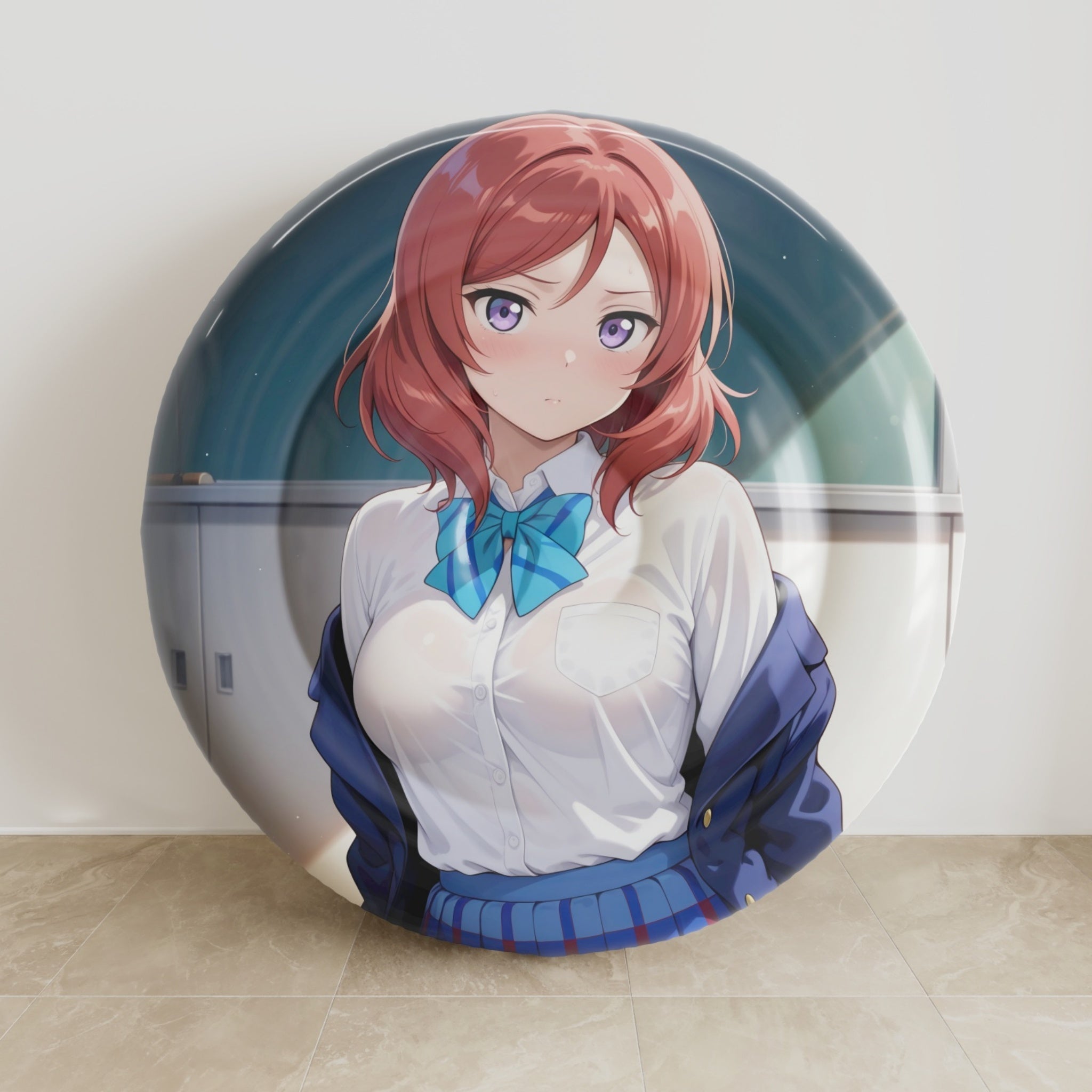 Maki Nishikino - Anime Inflatable Round Cushion Fan-Art Edition