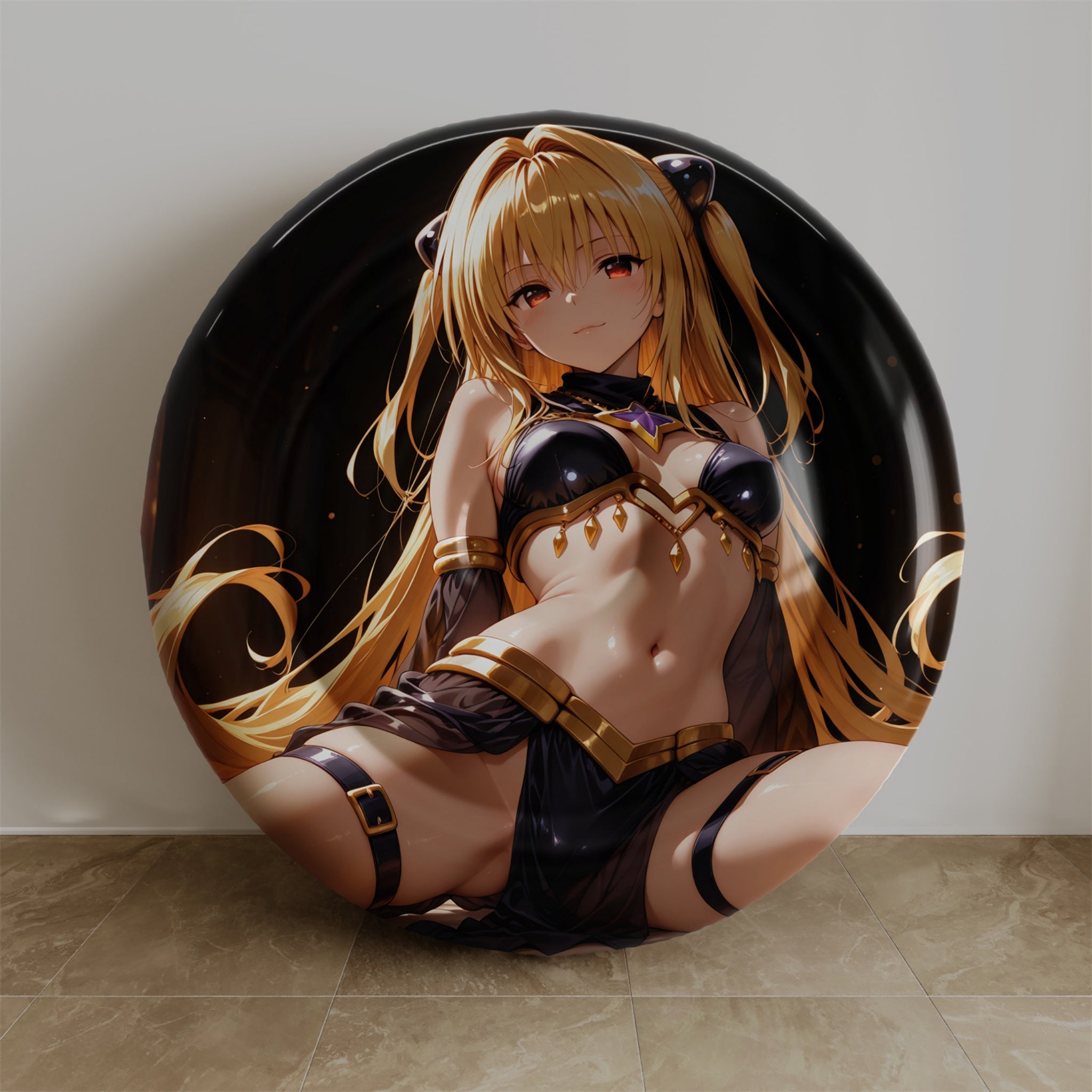 Golden Darkness (Exotic Ver.) – Anime Aufblasbares Rundkissen Fan-Art Edition