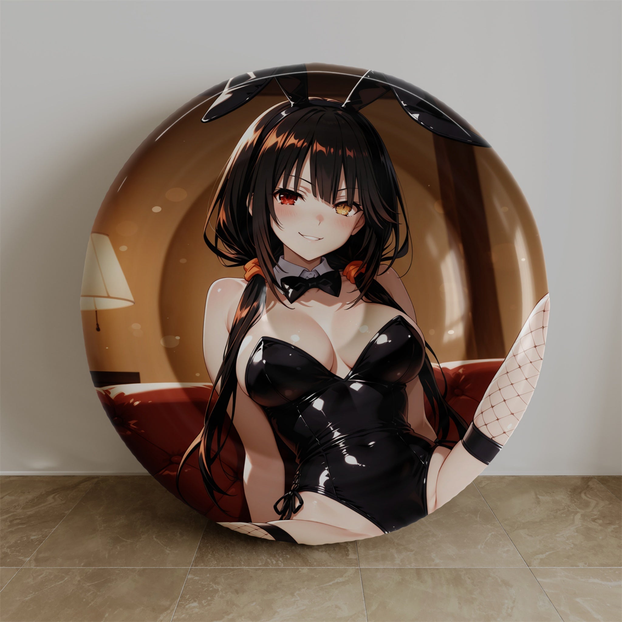 Kurumi Tokisaki (Häschen-Version) A - Anime Aufblasbares Rundkissen Fan-Art Edition