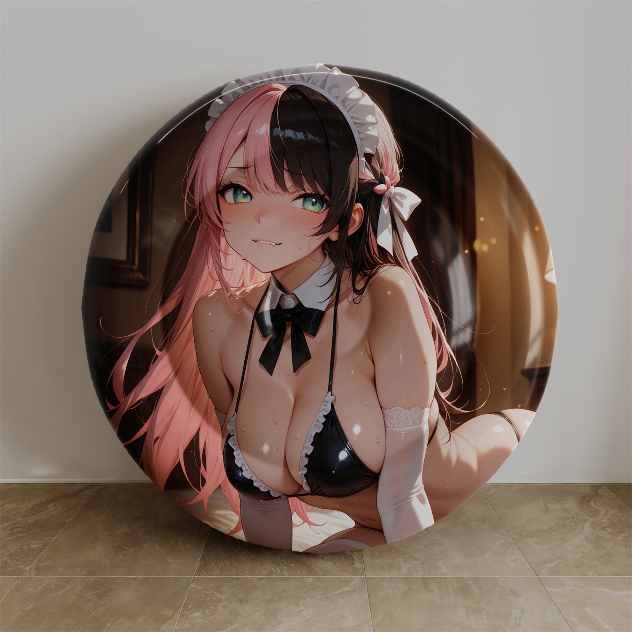 Hinano Tachibana (Bikini Maid Ver.) – Anime Aufblasbares Rundkissen Fan-Art Edition