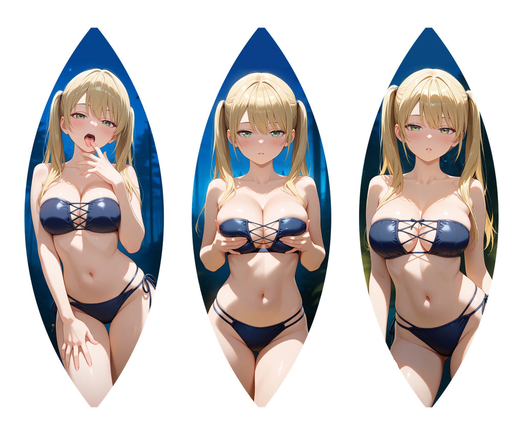 Rika Hoshizaki (Badeanzug-Ver.) – Anime-Strandball-Fan-Art-Edition