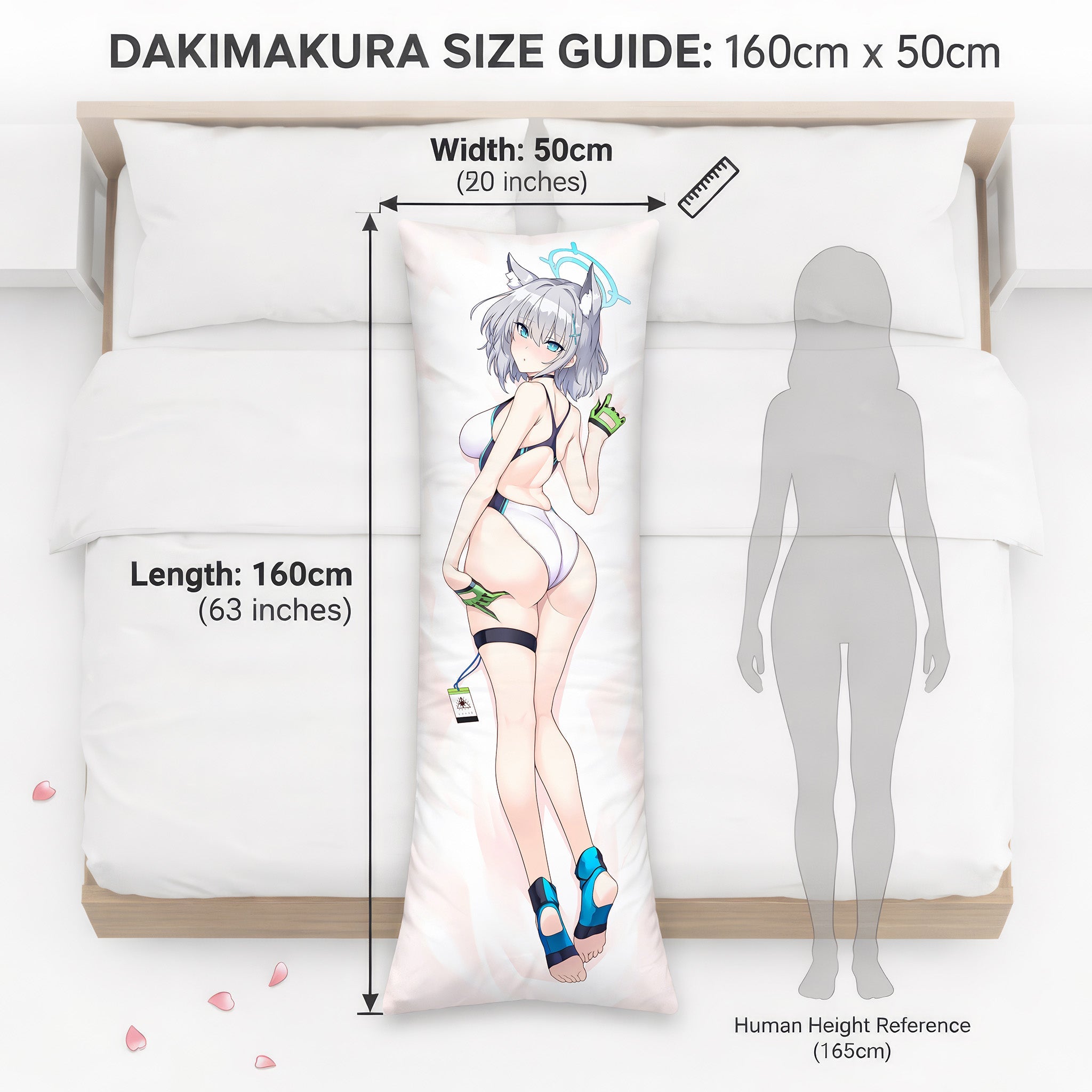 Shiroko Sunaookami (Athletik-Version) – AnimePillow Fan-Art Edition