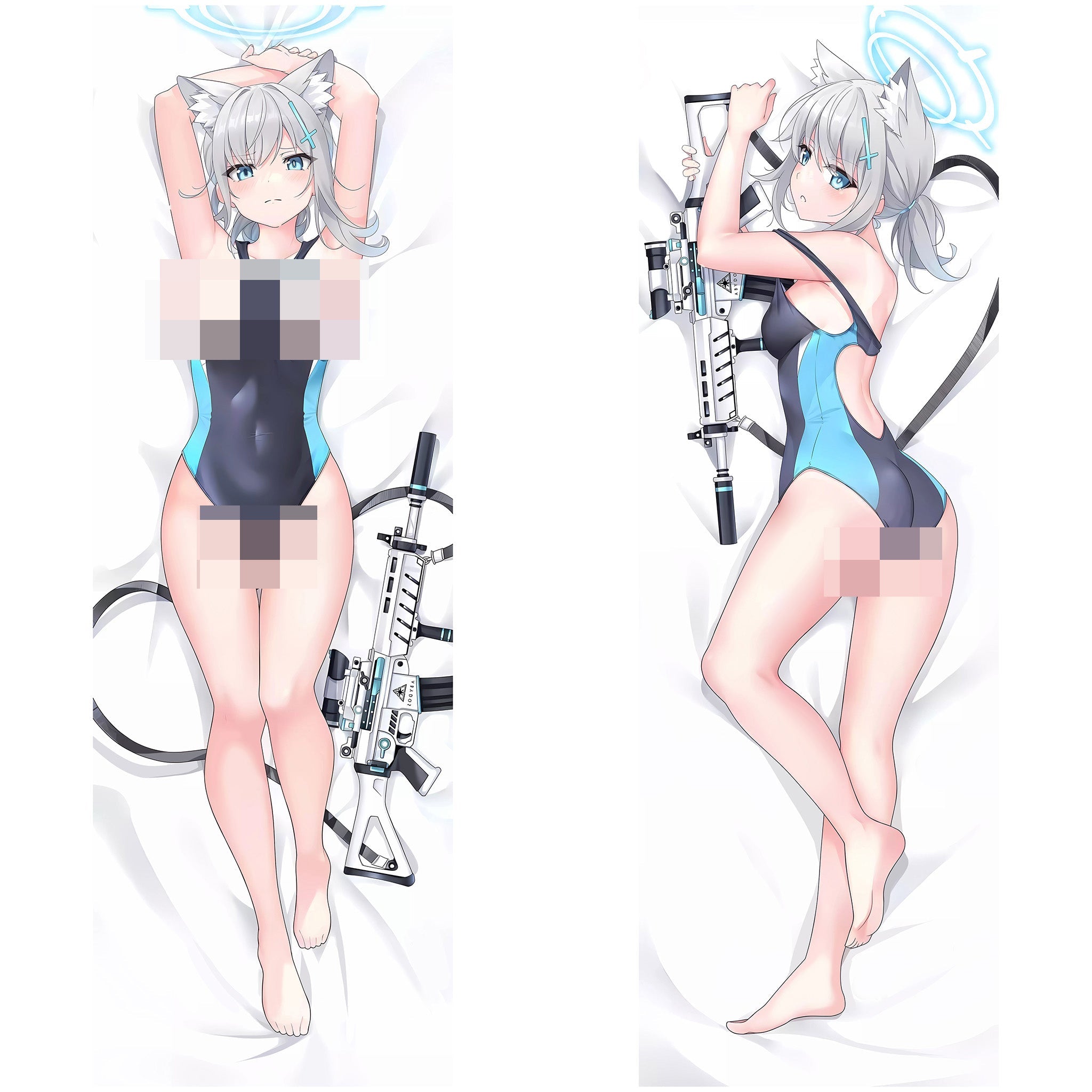 Shiroko Sunaookami (Sommer-Ver.) - AnimePillow Fan-Art Edition