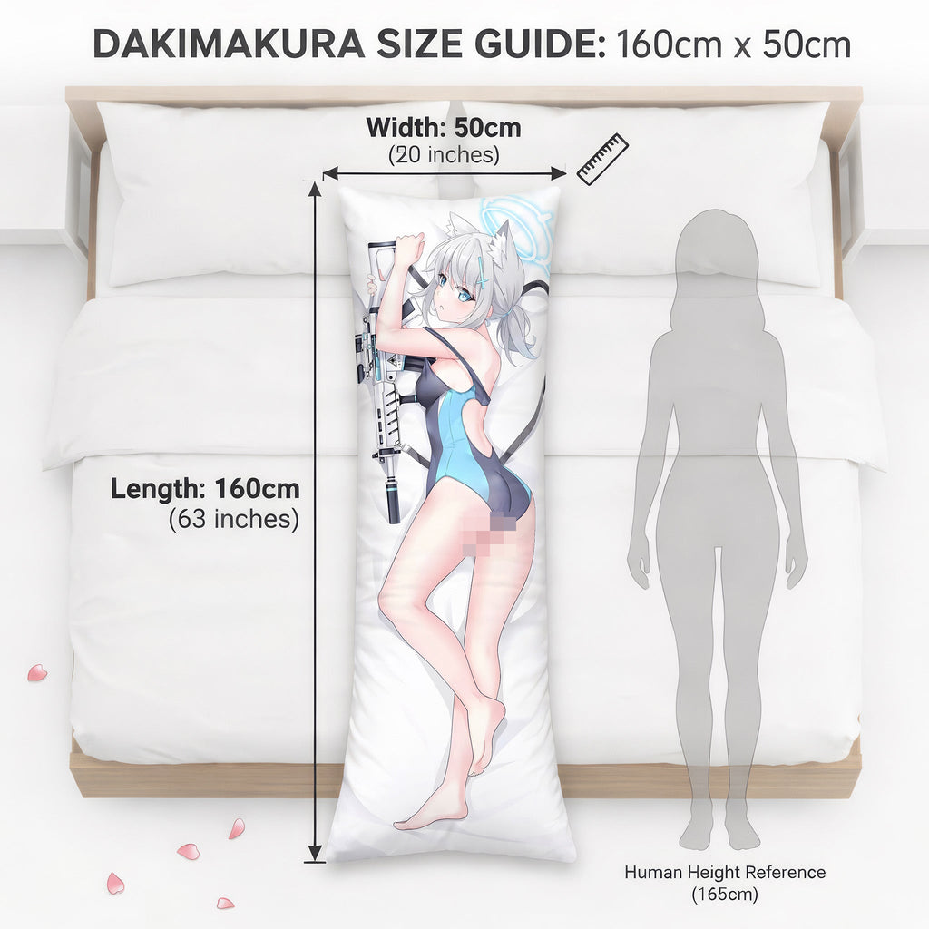 Shiroko Sunaookami (Sommer-Ver.) - AnimePillow Fan-Art Edition