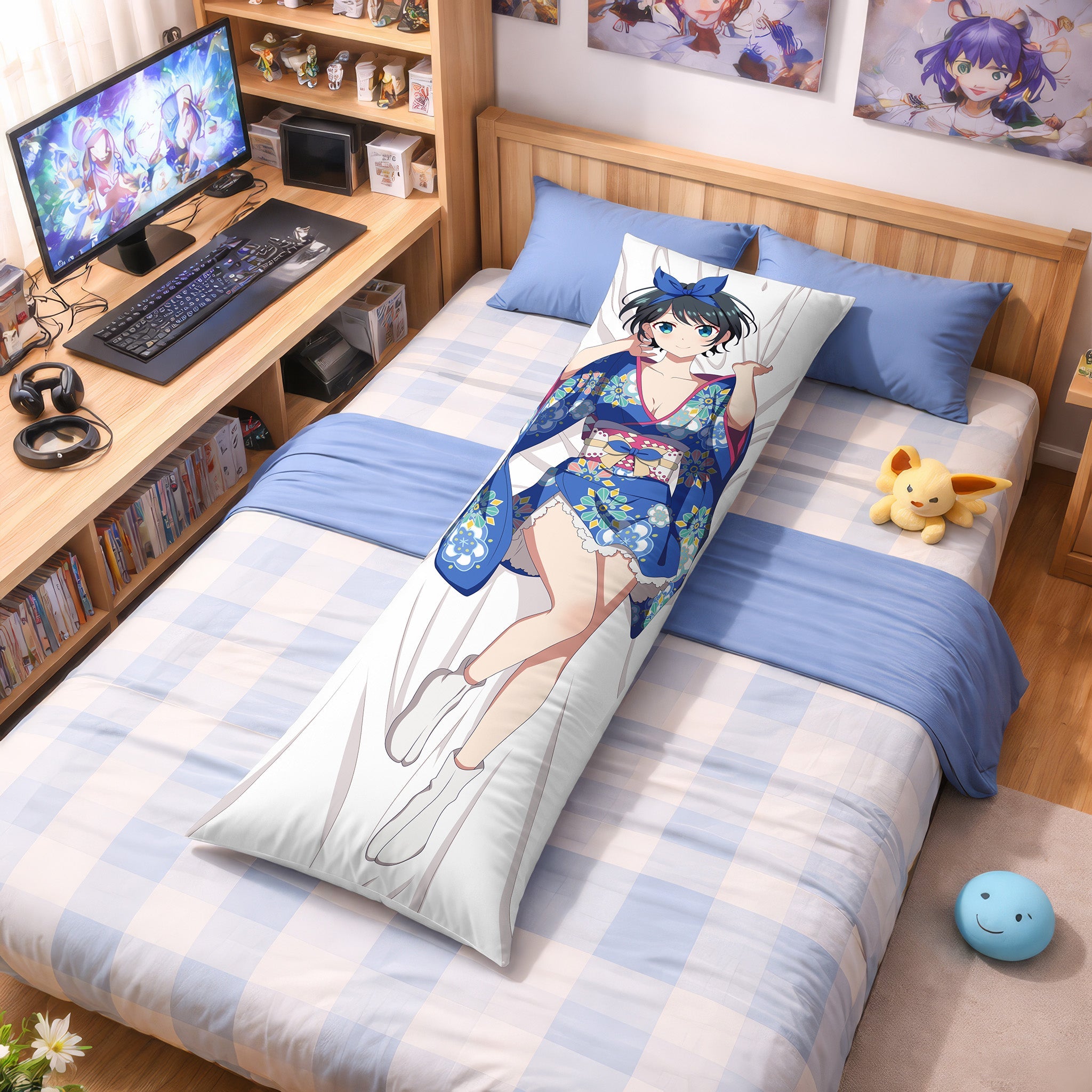 Ruka Sarashina (Yukata-Version) – AnimePillow Fan-Art Edition