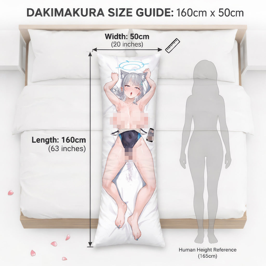 Shiroko Sunaookami (Strahlende Ver.) - AnimePillow Fan-Art Edition