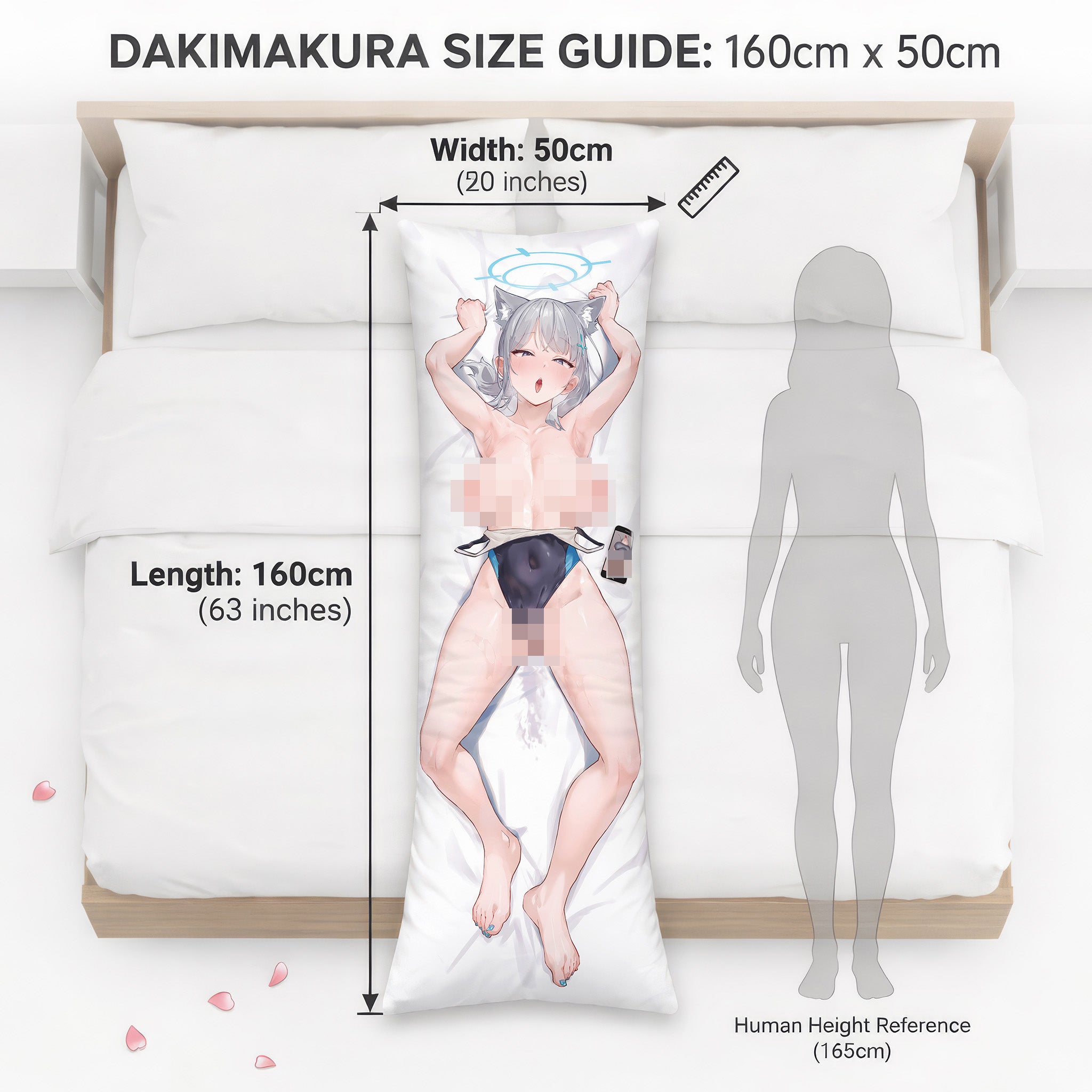 Shiroko Sunaookami (Strahlende Ver.) - AnimePillow Fan-Art Edition