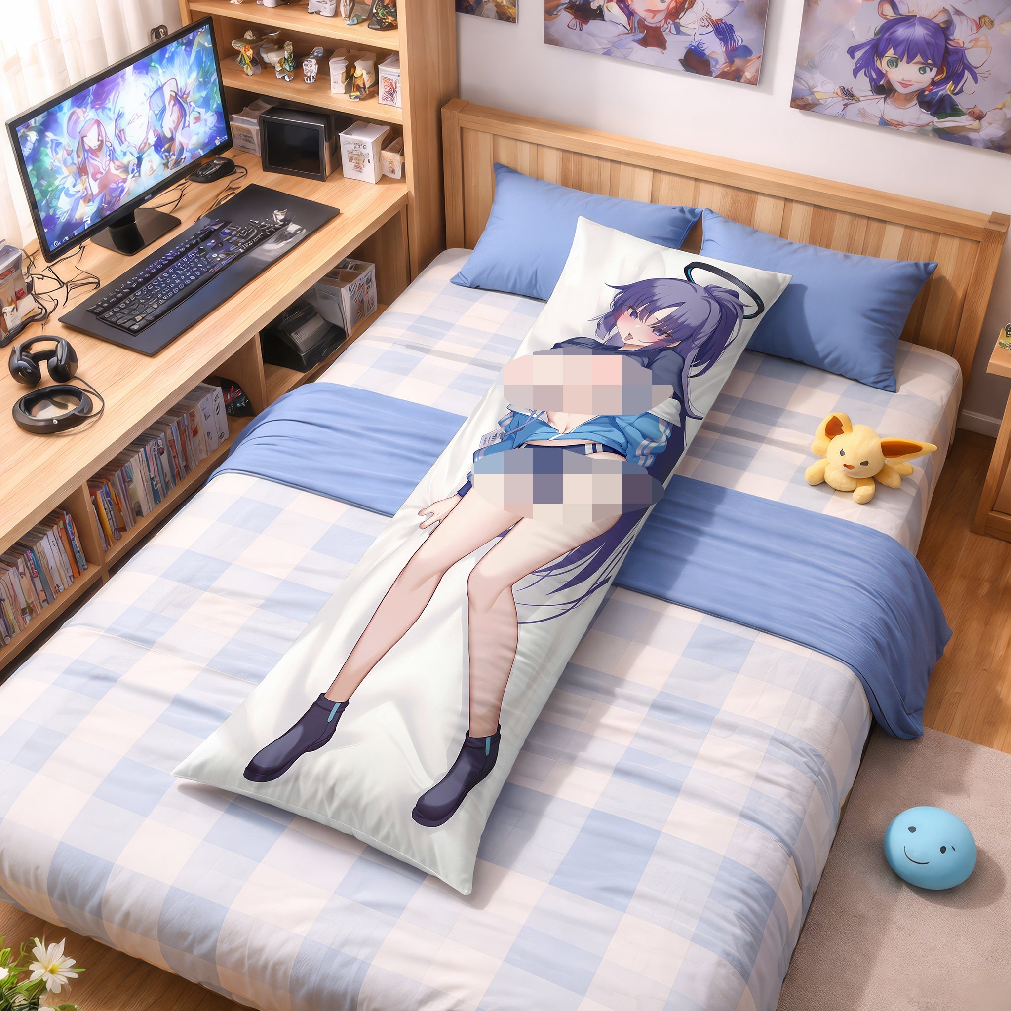 Hayase Yuuka (Mesugaki Ver.) - AnimePillow Fan-Art Edition