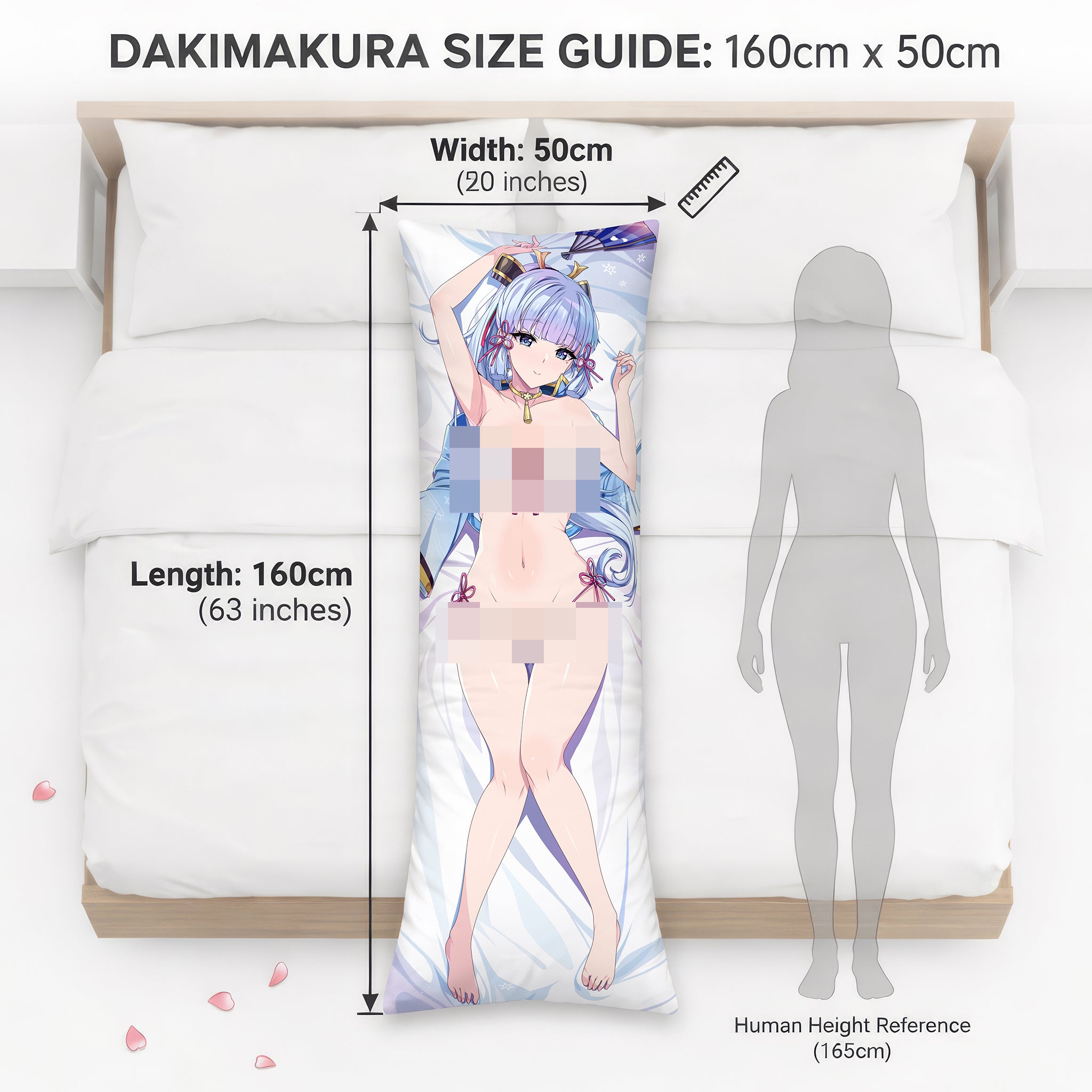 Ayaka Kamisato (Unterwäsche-Version) – AnimePillow Fan-Art Edition