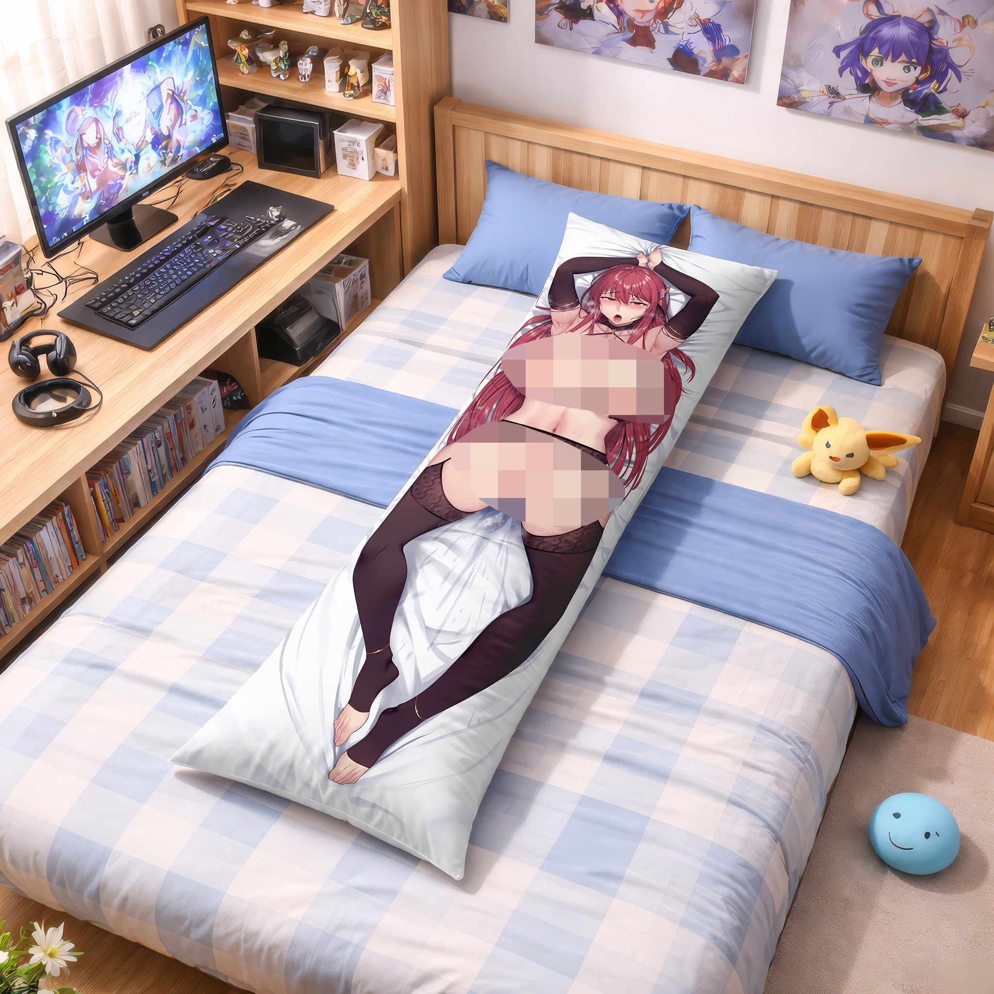 Makina (die Flammenhaarige) – AnimePillow Fan-Art Edition