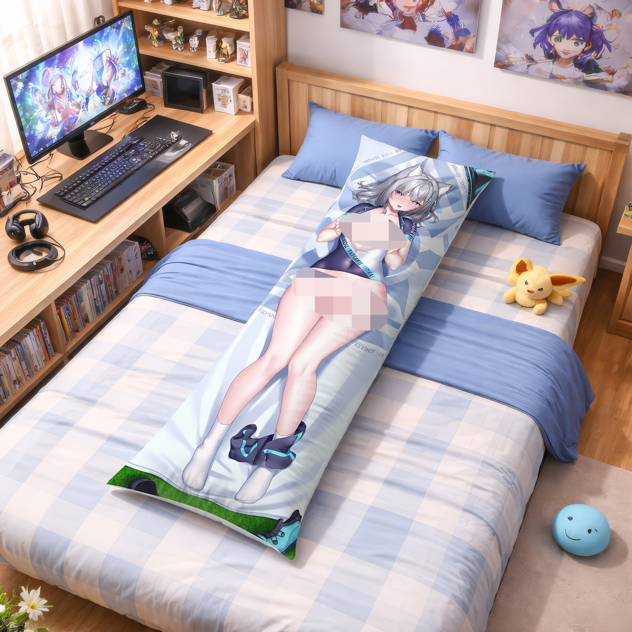 Sunaookami Shiroko (Badeanzug-Ver.) – AnimePillow Fan-Art Edition