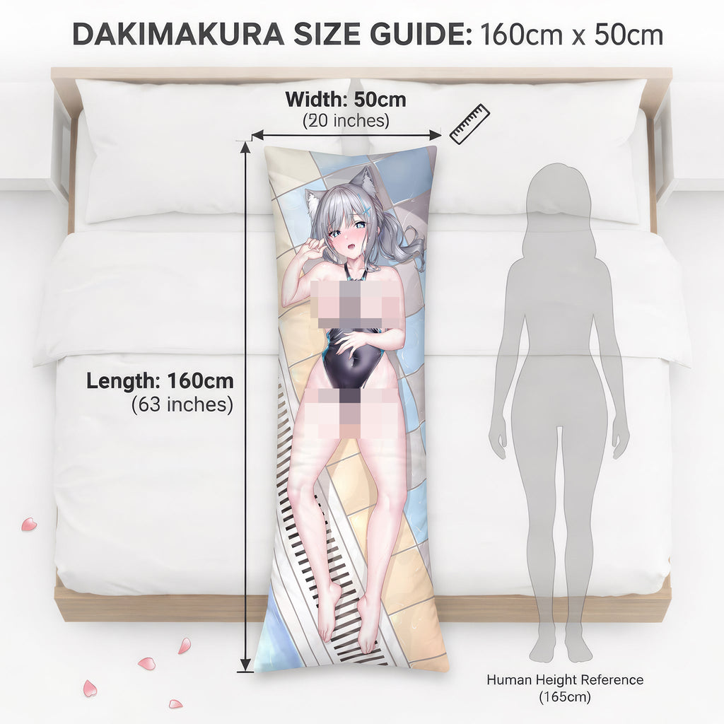 Sunaookami Shiroko (Badeanzug-Ver.) – AnimePillow Fan-Art Edition