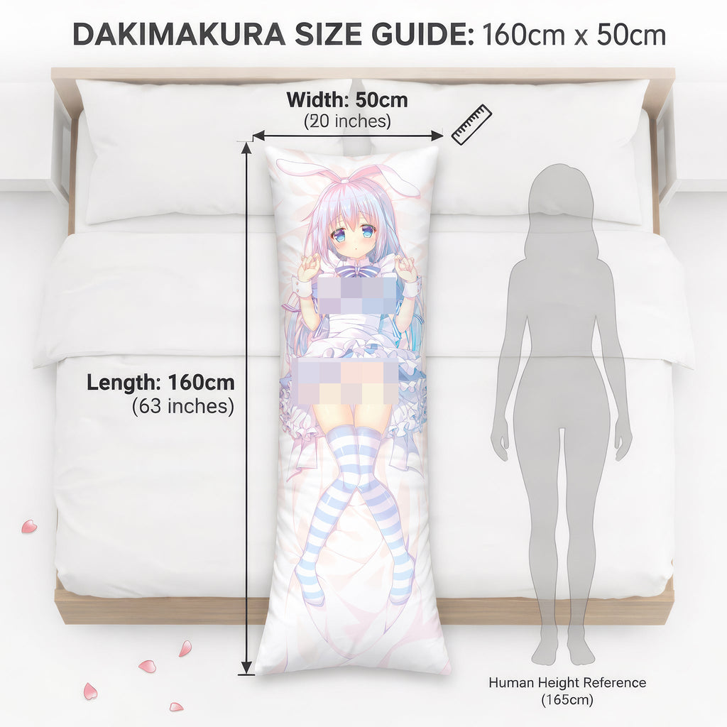 Chino Kafu (Weiß-blaue Lolita-Version) – AnimePillow Fan-Art Edition
