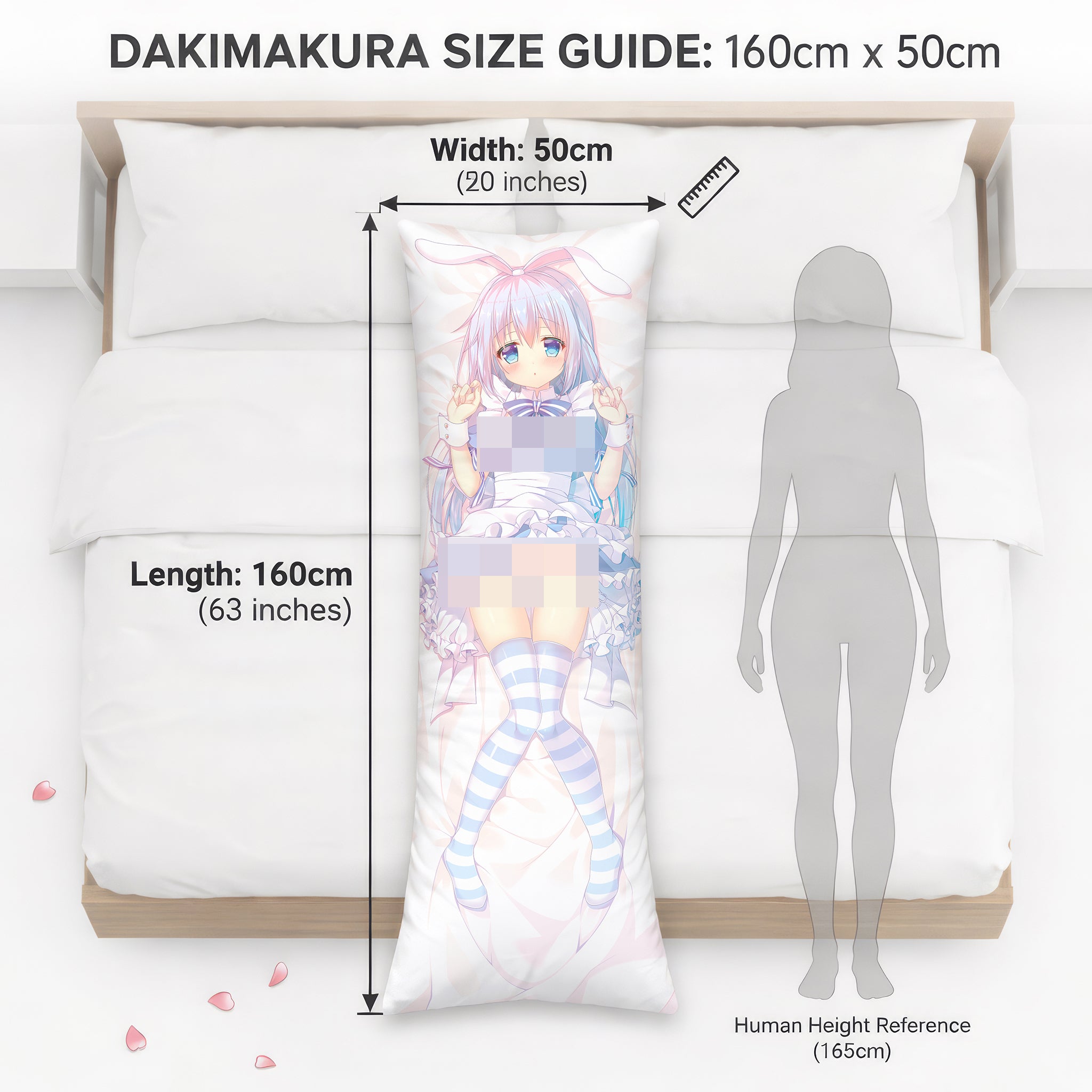 Chino Kafu (Weiß-blaue Lolita-Version) – AnimePillow Fan-Art Edition