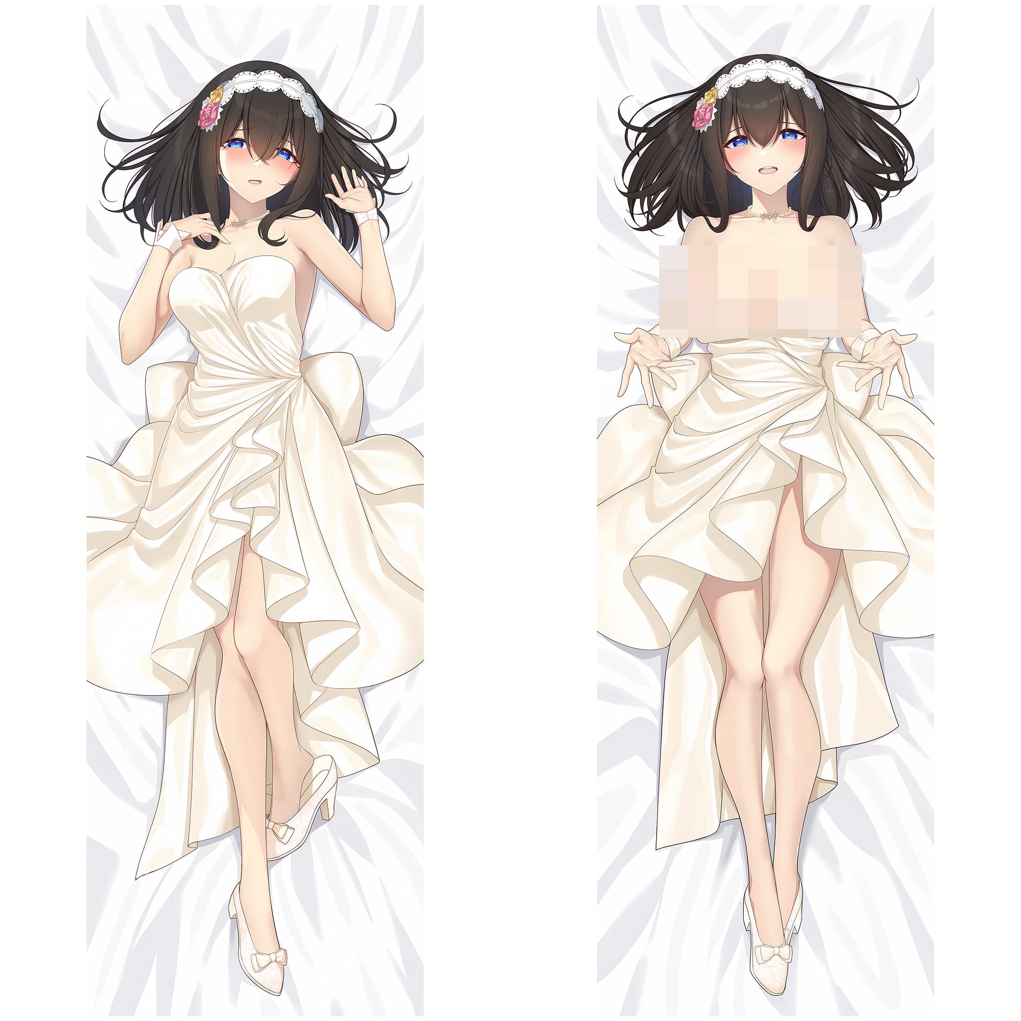 Fumika Sagisawa (White Dress Ver.) – AnimePillow Fan-Art Edition