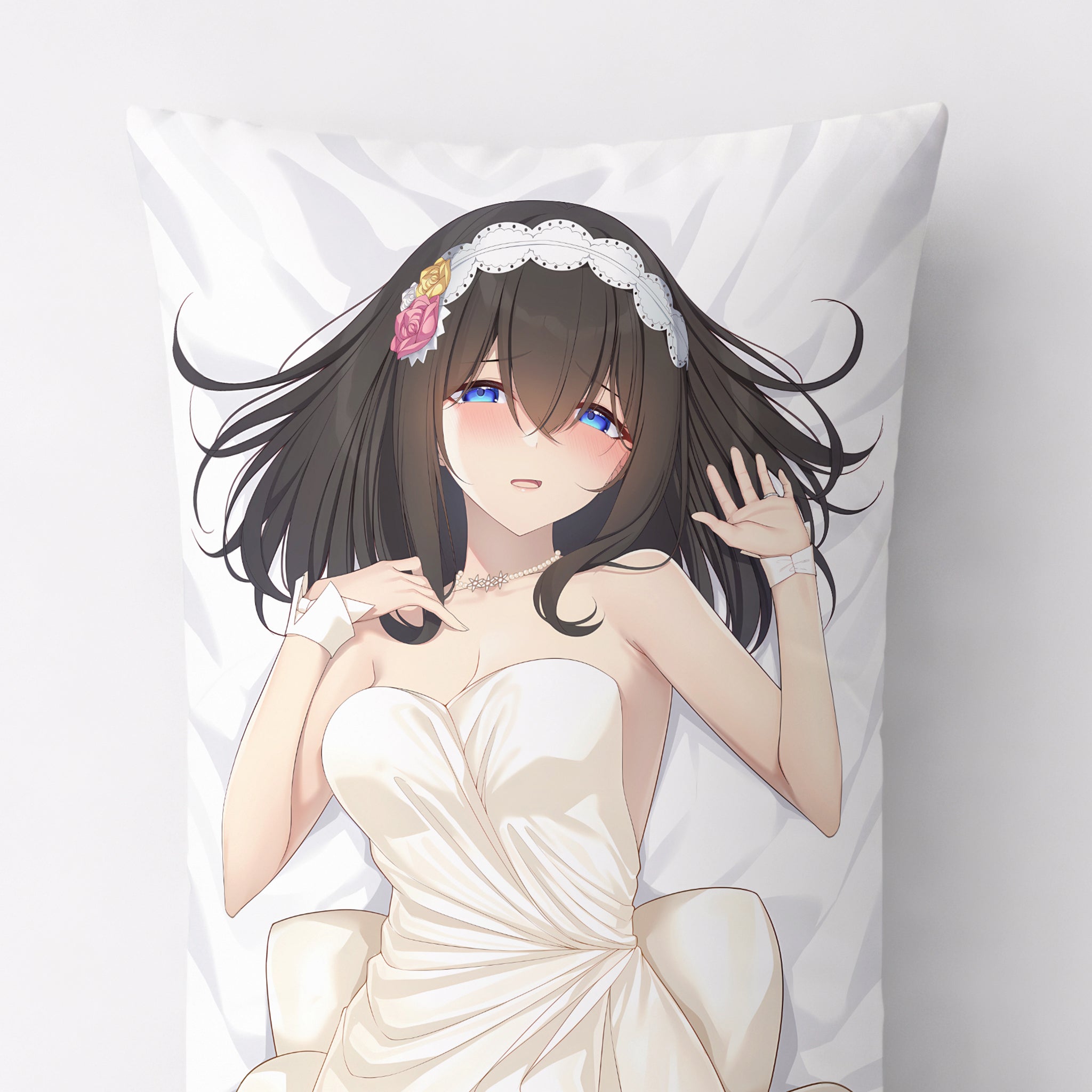 Fumika Sagisawa (White Dress Ver.) – AnimePillow Fan-Art Edition