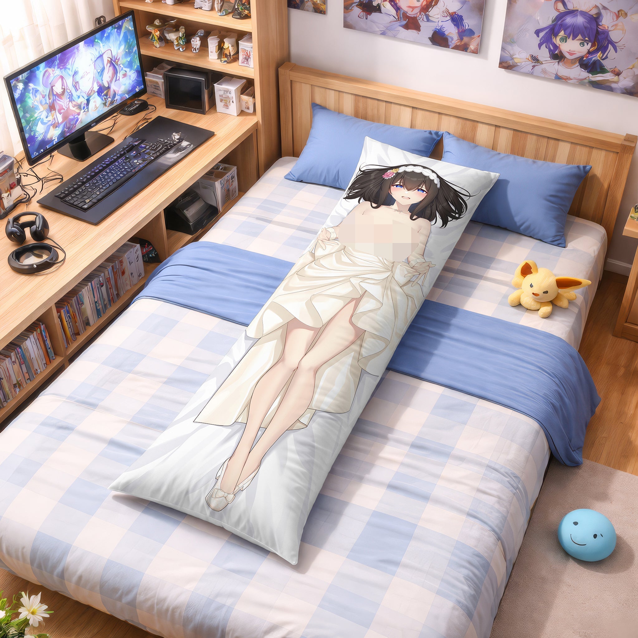 Fumika Sagisawa (White Dress Ver.) – AnimePillow Fan-Art Edition