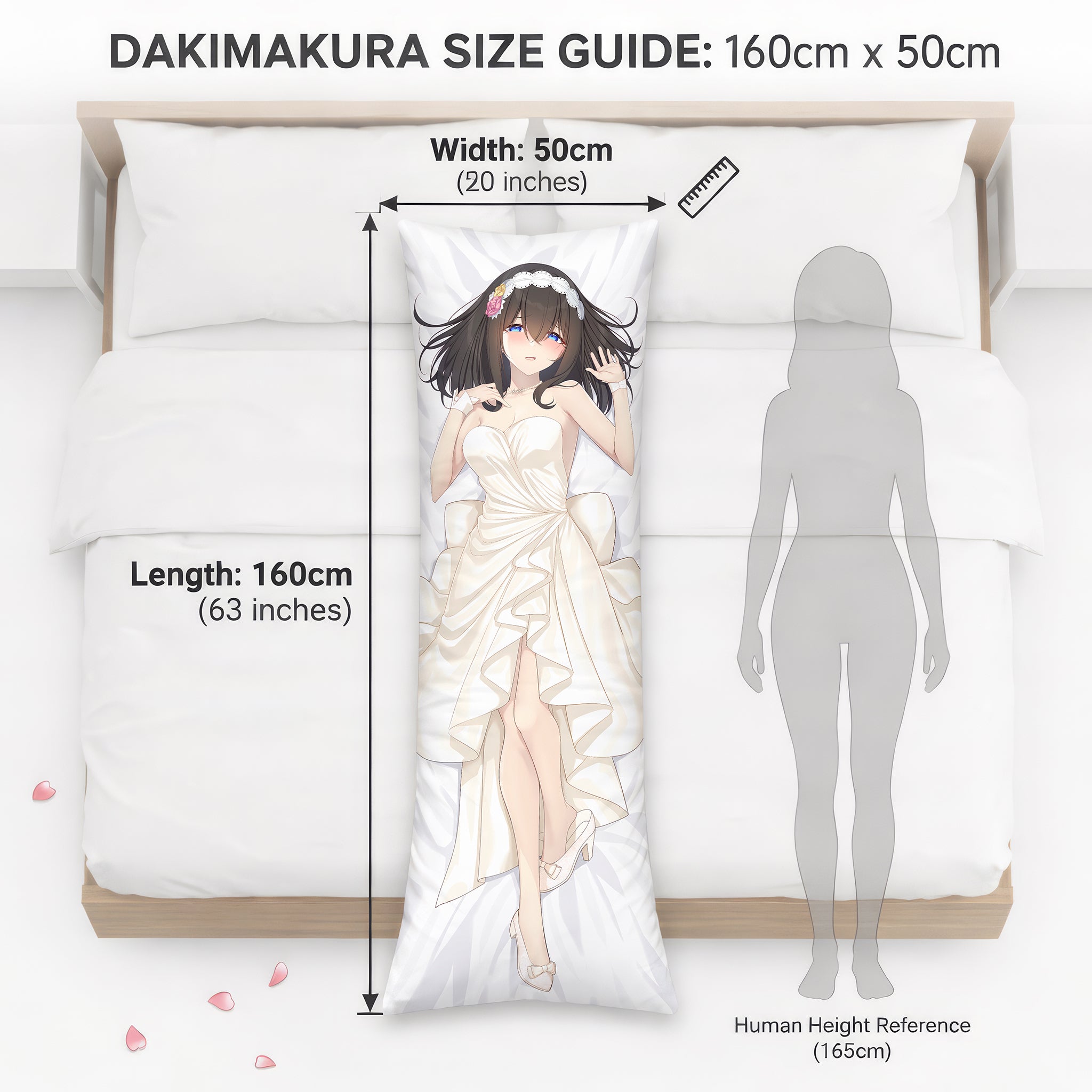 Fumika Sagisawa (White Dress Ver.) – AnimePillow Fan-Art Edition