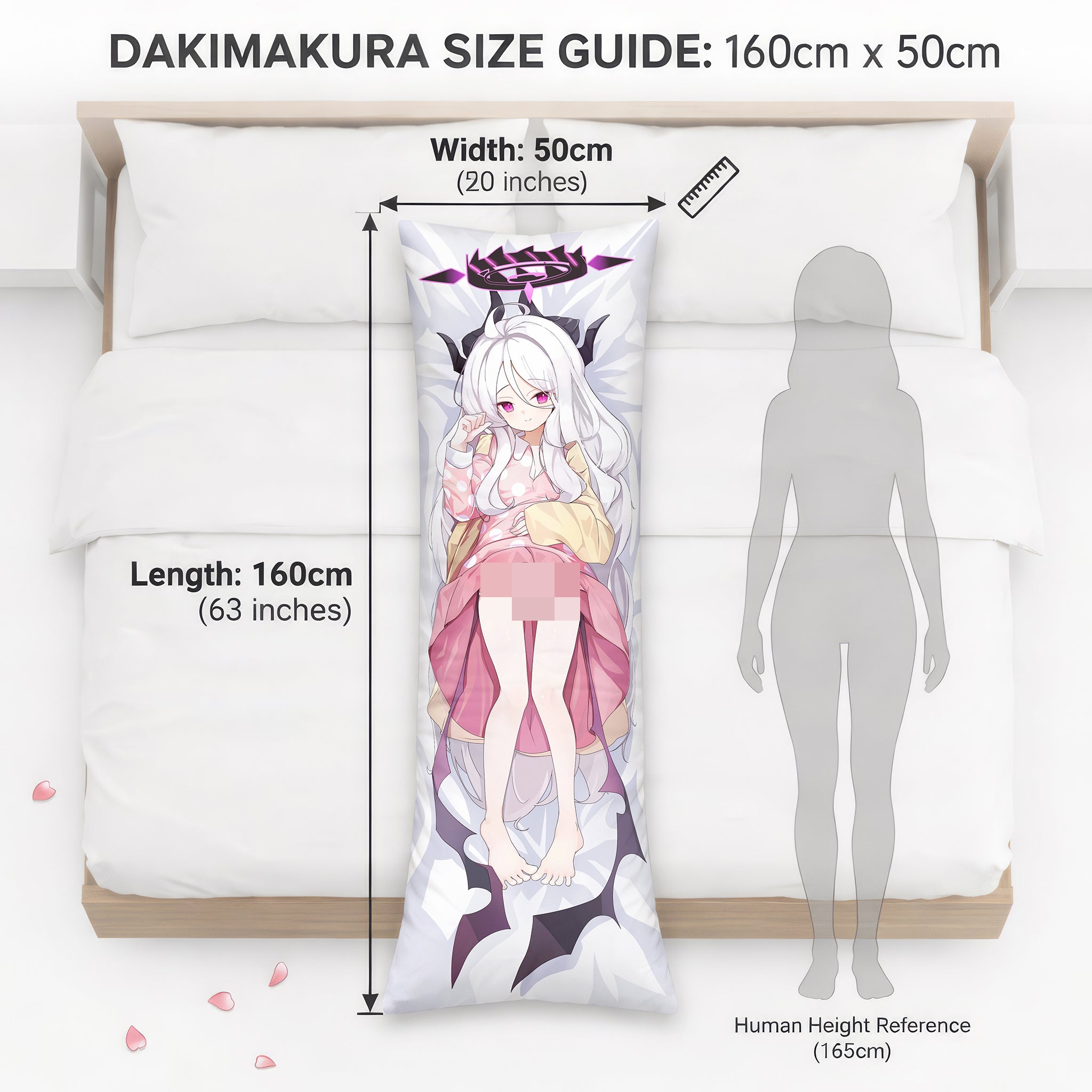 Hina Sorasaki (Täglich Weißer Punkt Rosa Kleid) - AnimePillow Fan-Art Edition