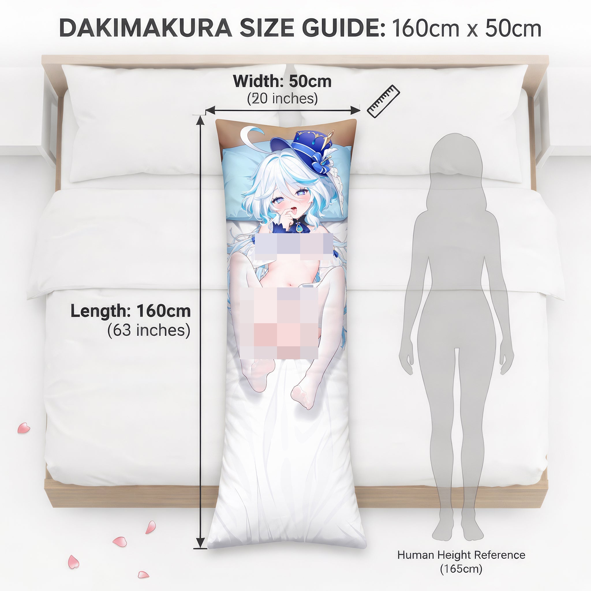 Furina (weiß) – AnimePillow Fan-Art Edition