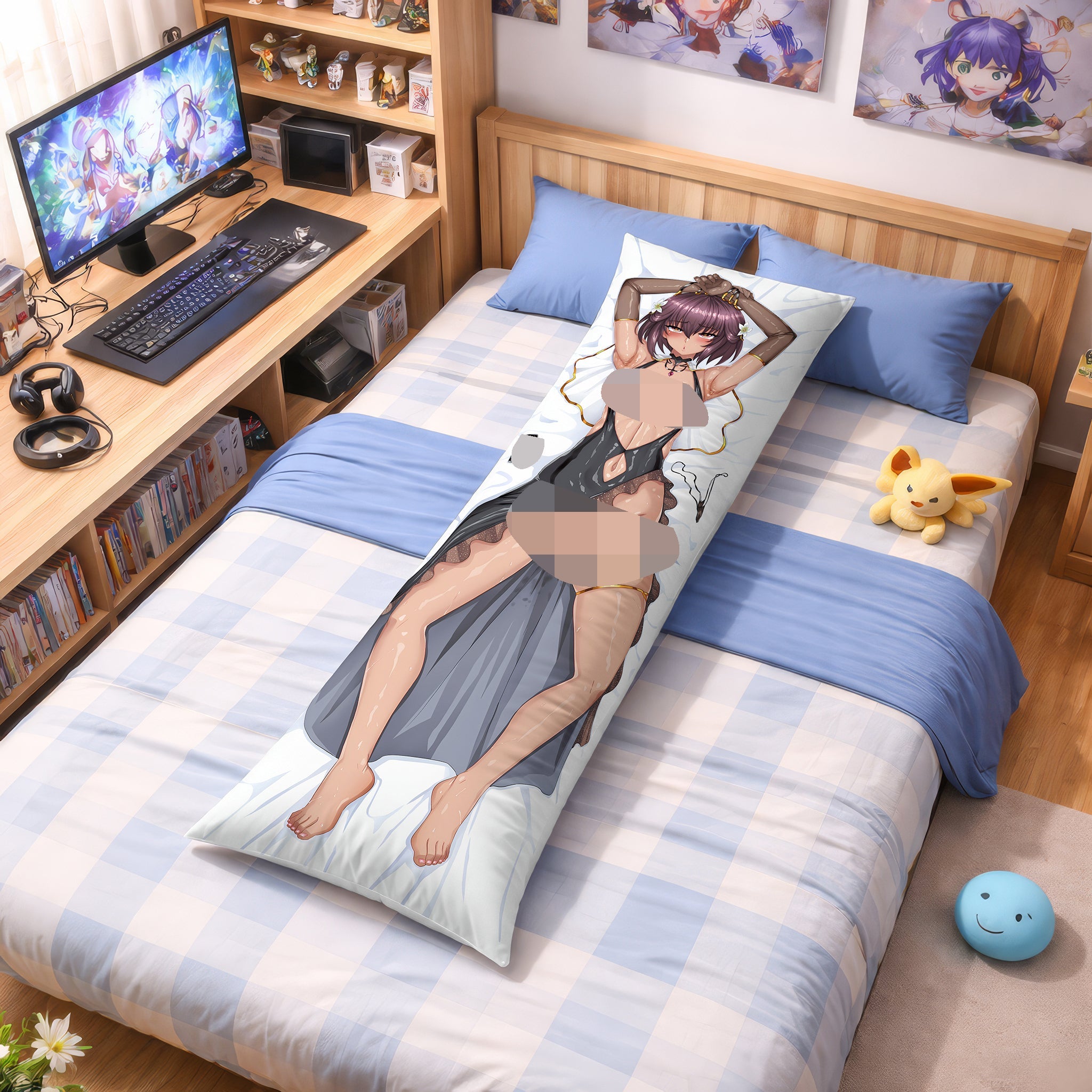 Yukikaze Mizuki (schwarzes Kleid) – AnimePillow Fan-Art Edition