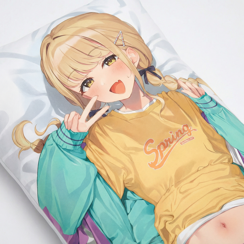 藤田琴音 - アニメ枕ファンアート版