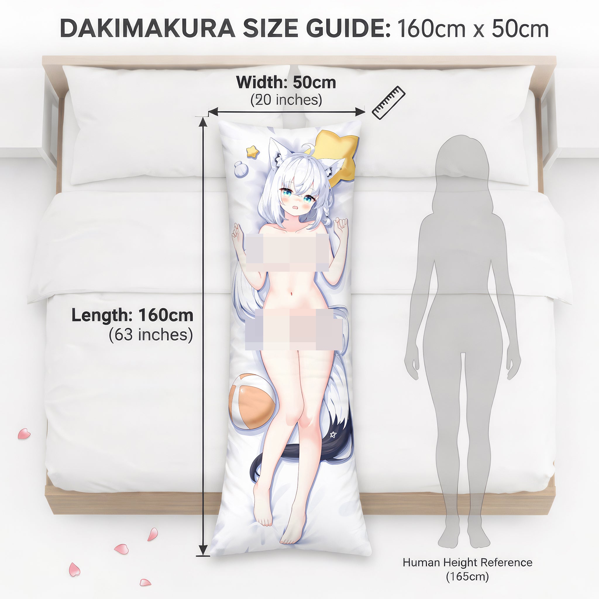Shirakami Fubuki (Bikini-Version) - AnimePillow Fan-Art Edition